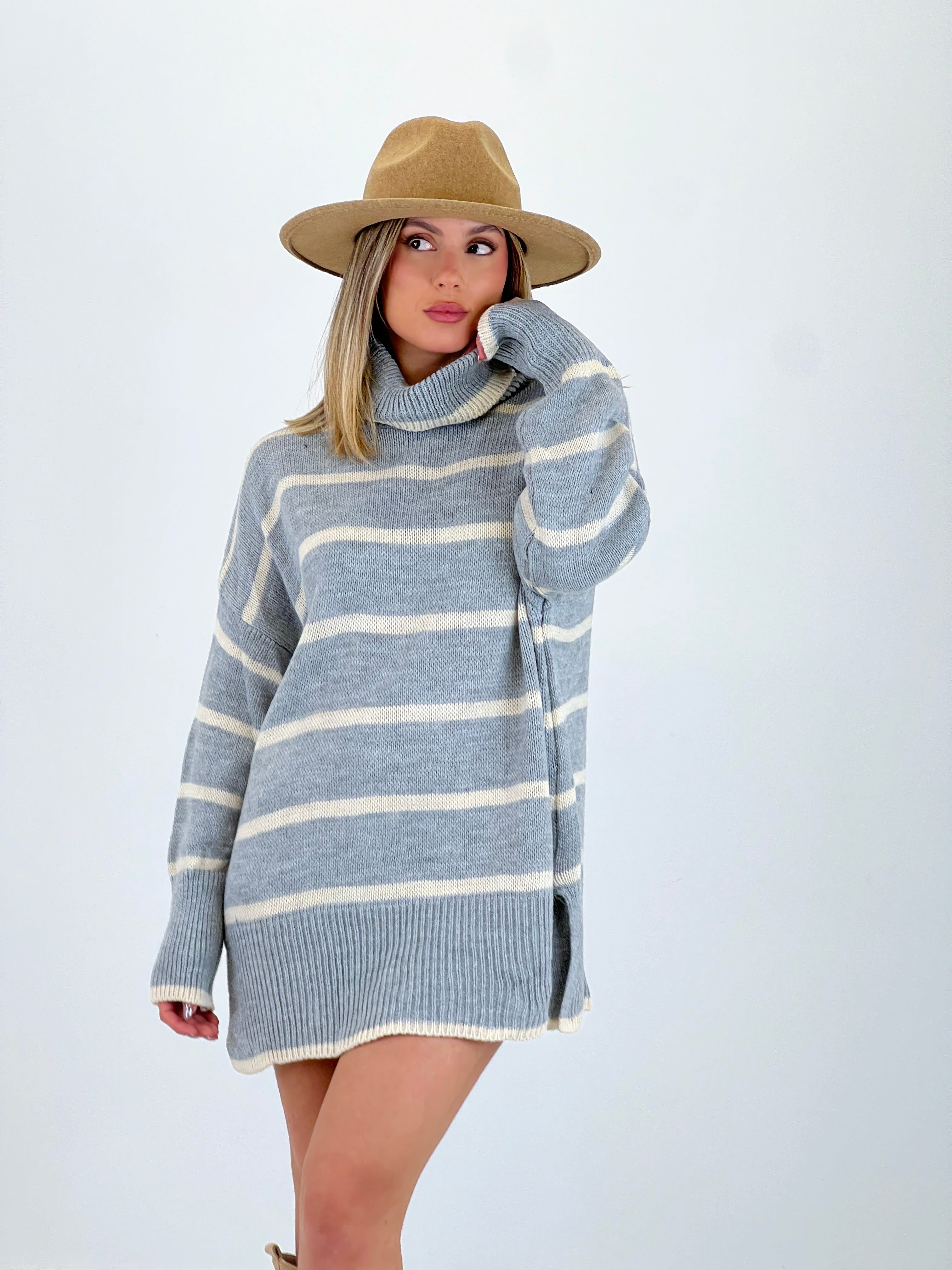 Jersey básico rayas cuello subido - Zebra&Maduixa®