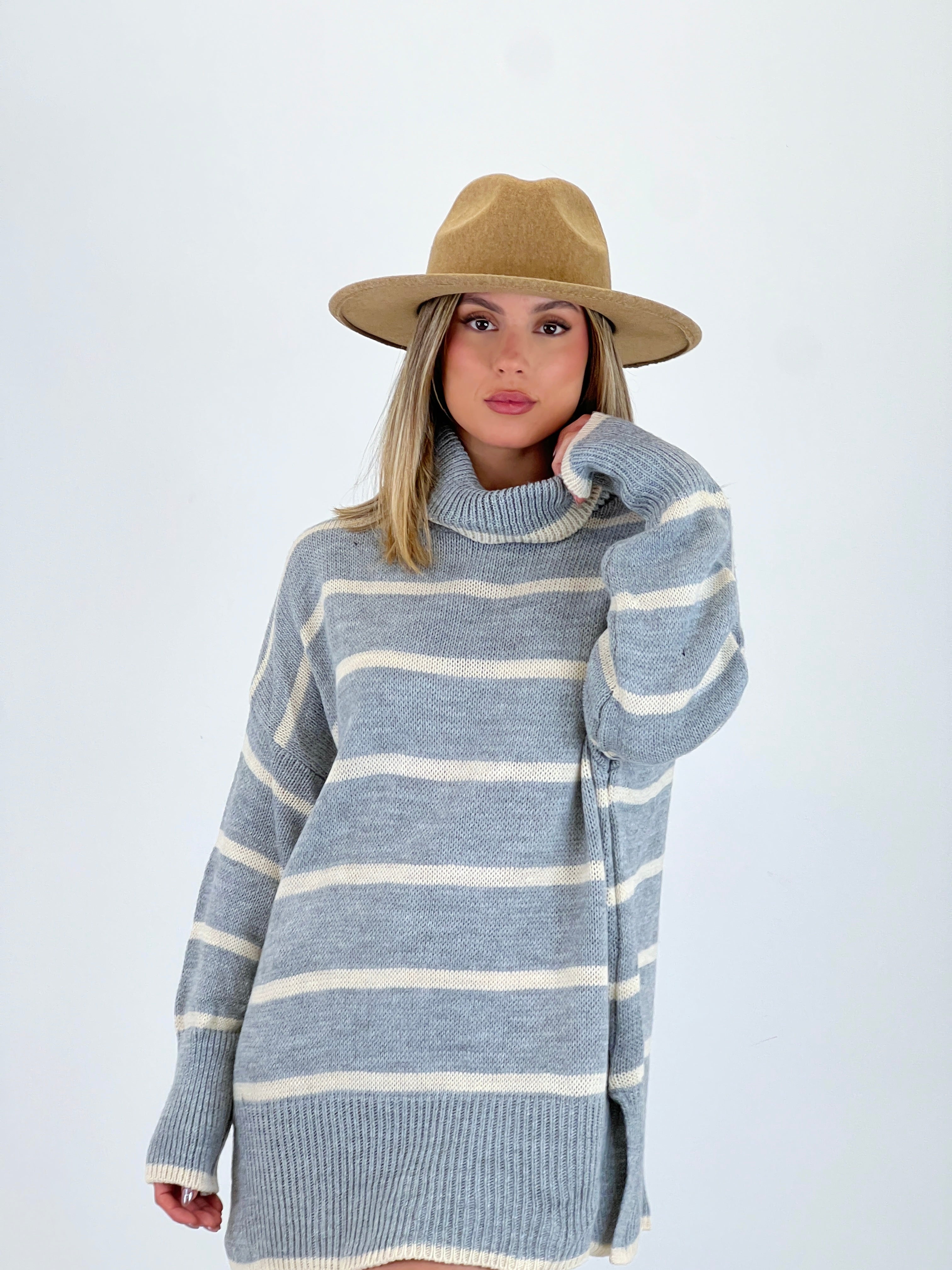 Jersey básico rayas cuello subido - Zebra&Maduixa®