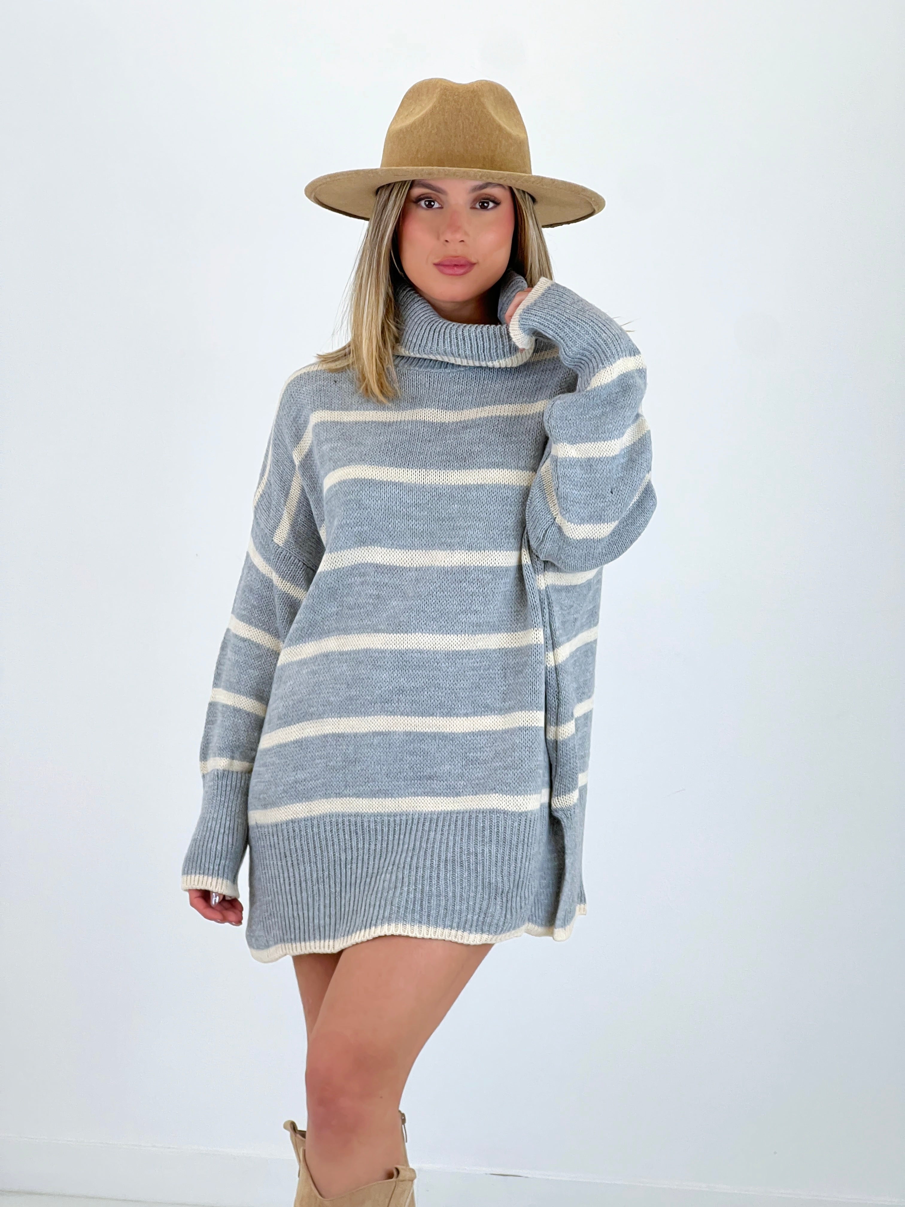 Jersey básico rayas cuello subido - Zebra&Maduixa®