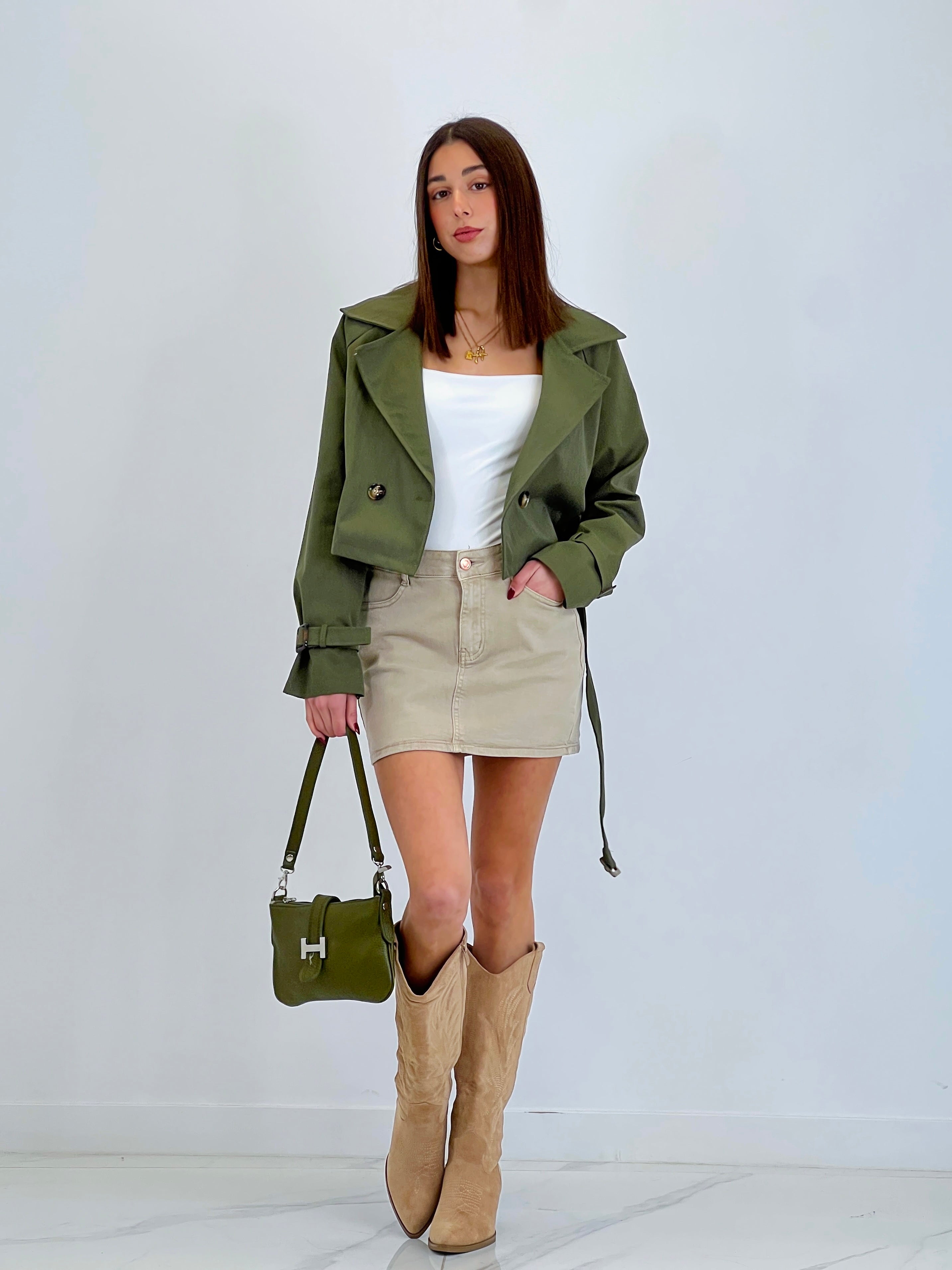 Falda denim mini color - Zebra&Maduixa®