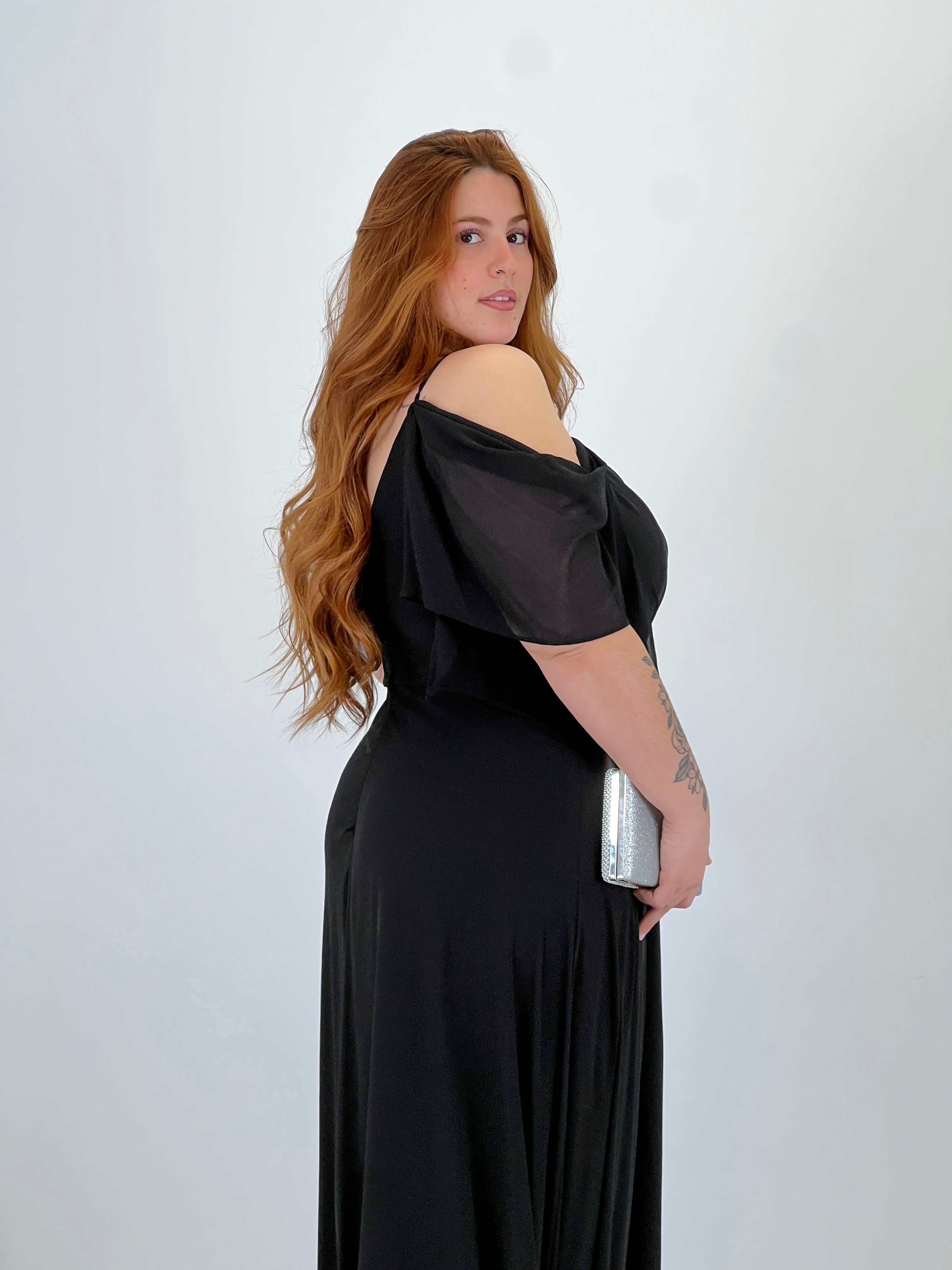 Vestido manga caída Elia