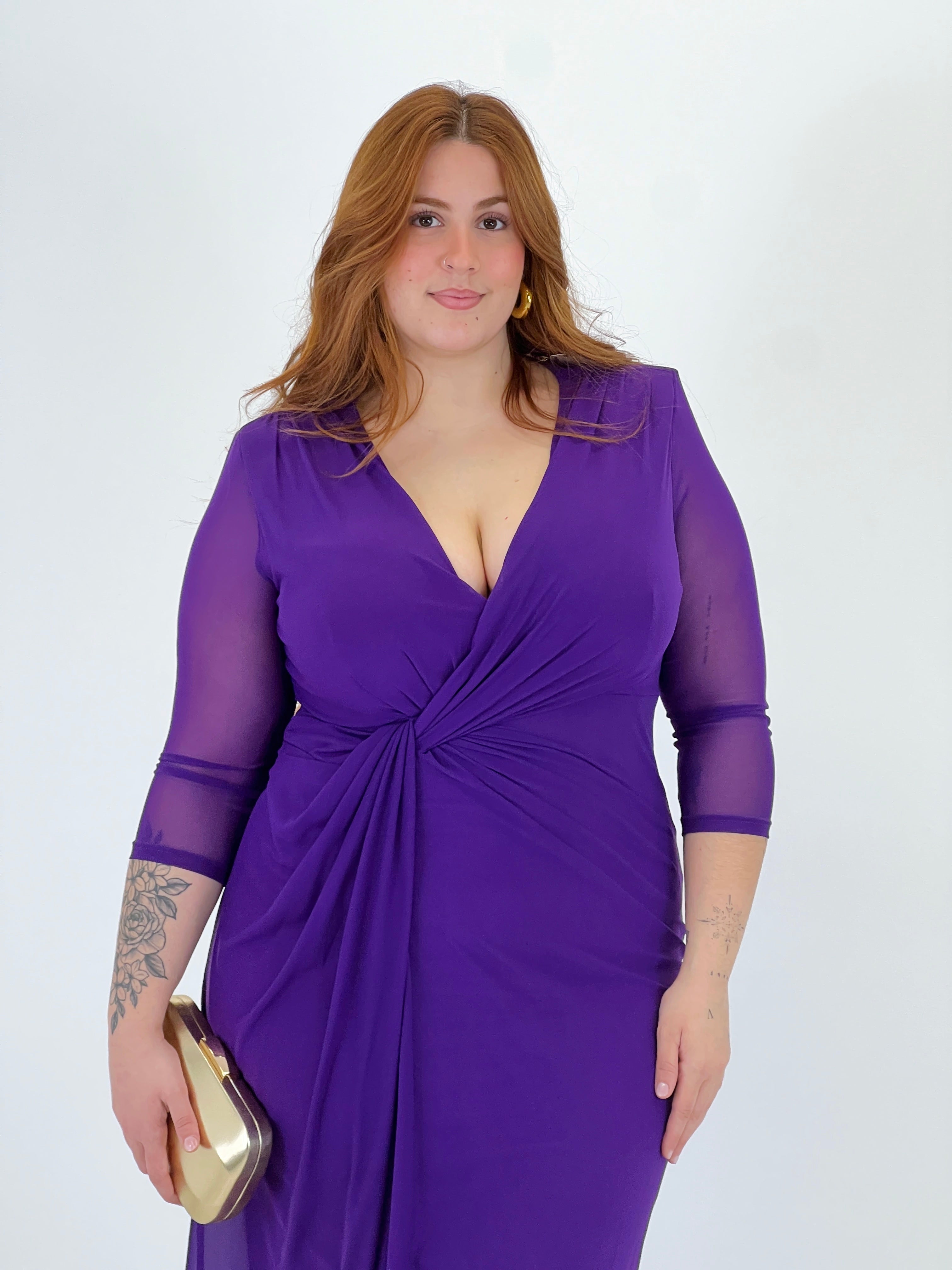 Vestit midi amb màniga Glenda