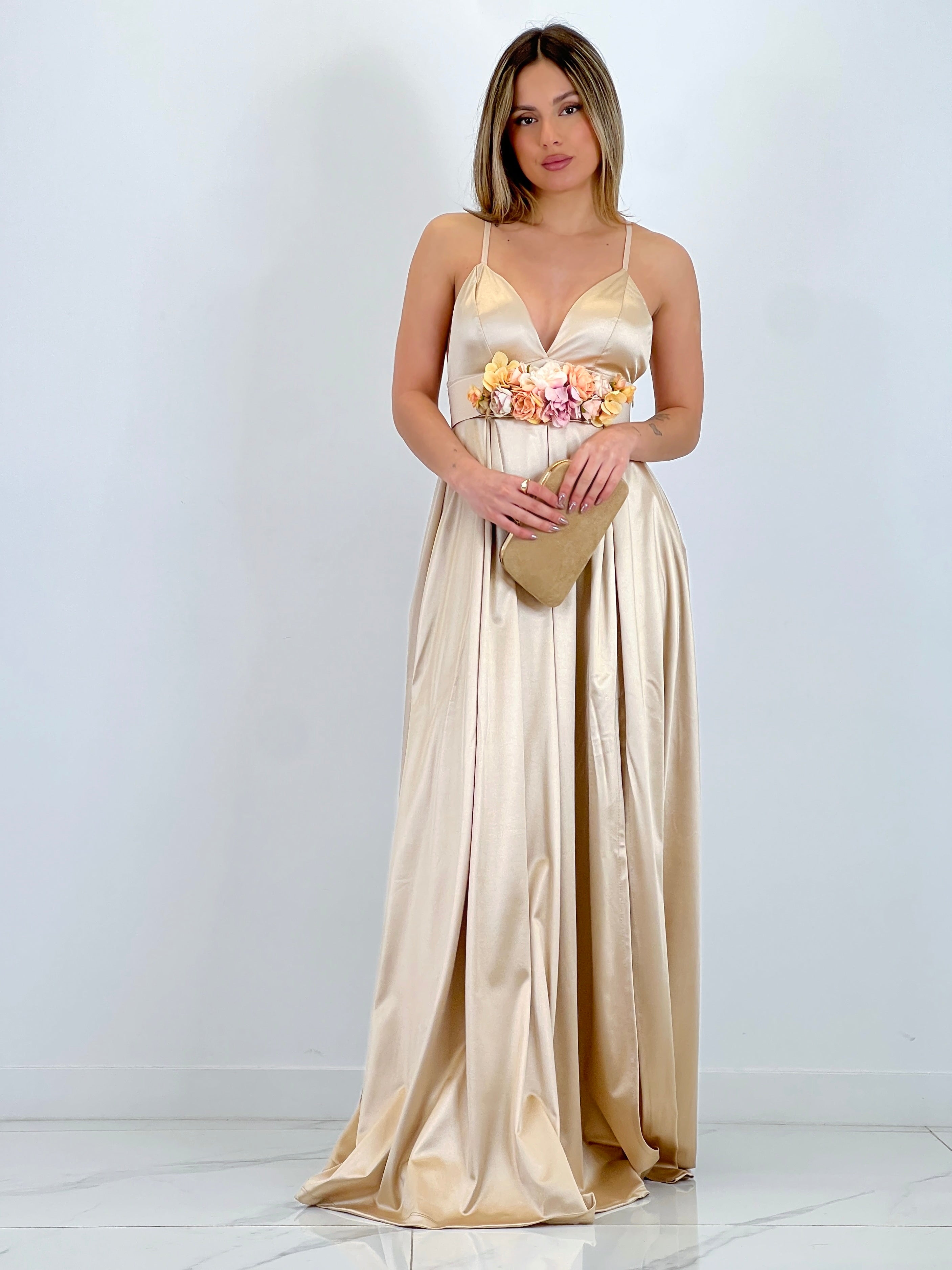 Vestido satinado Seline