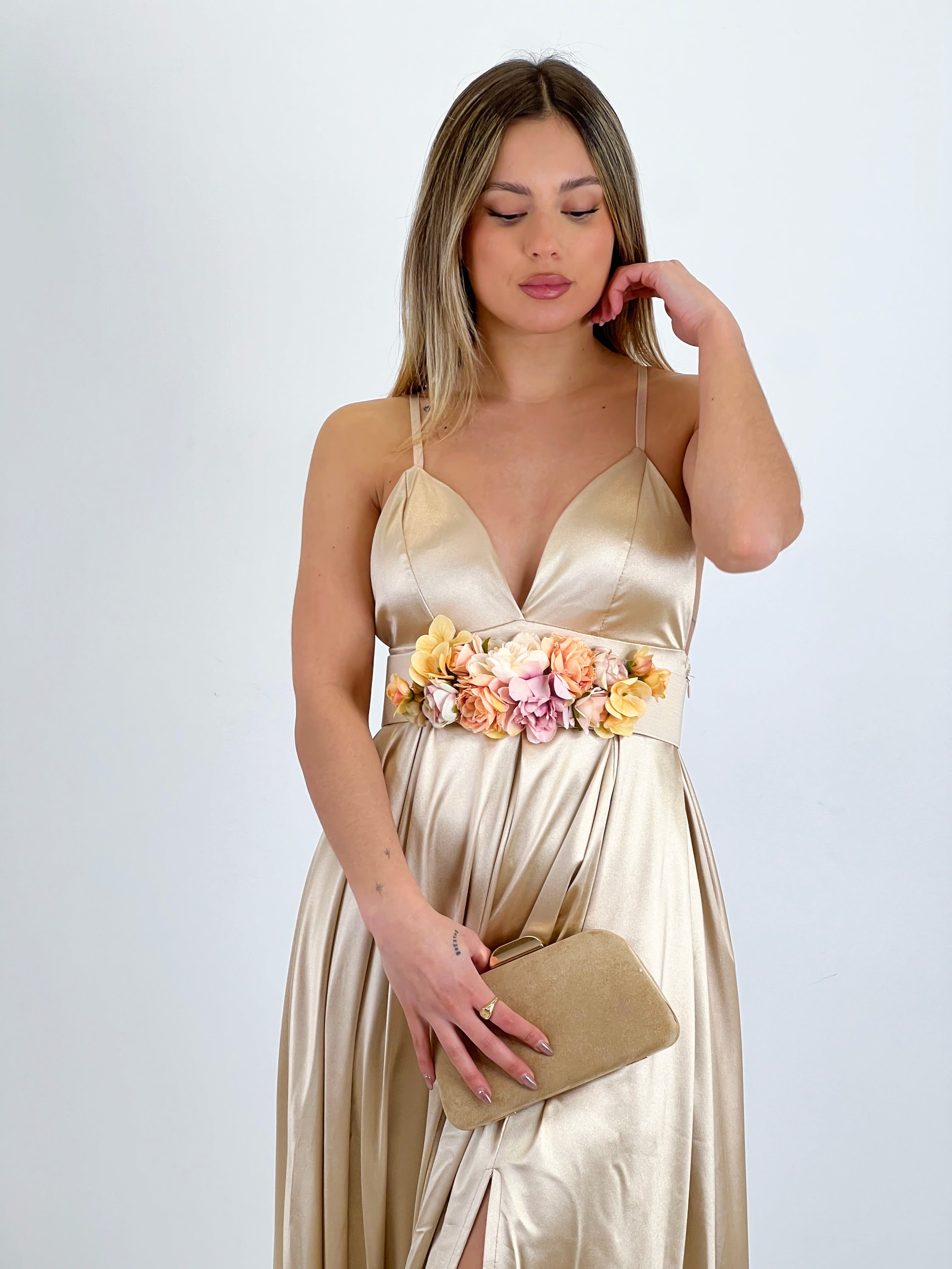 Vestido satinado Seline