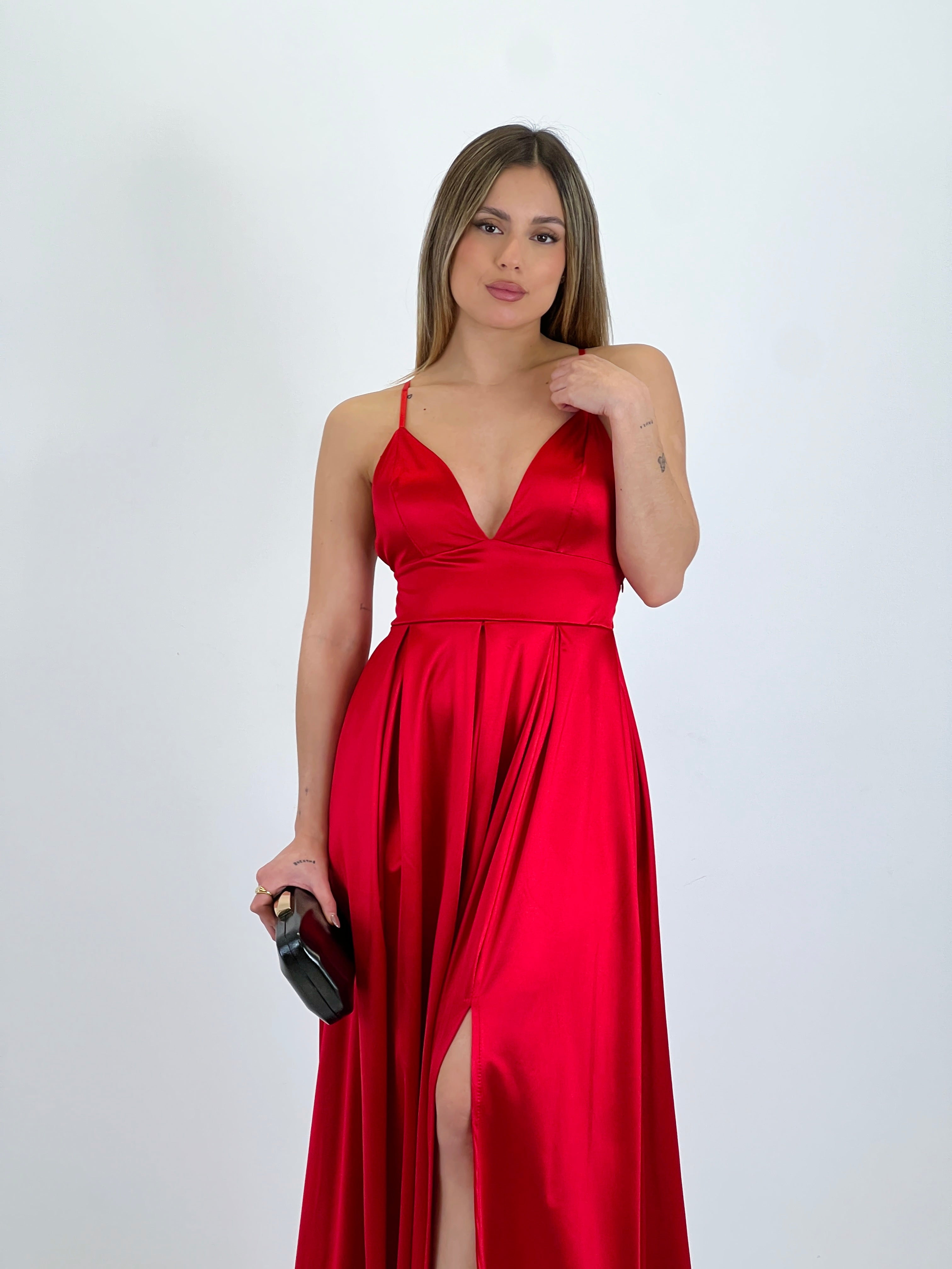 Vestido satinado Seline