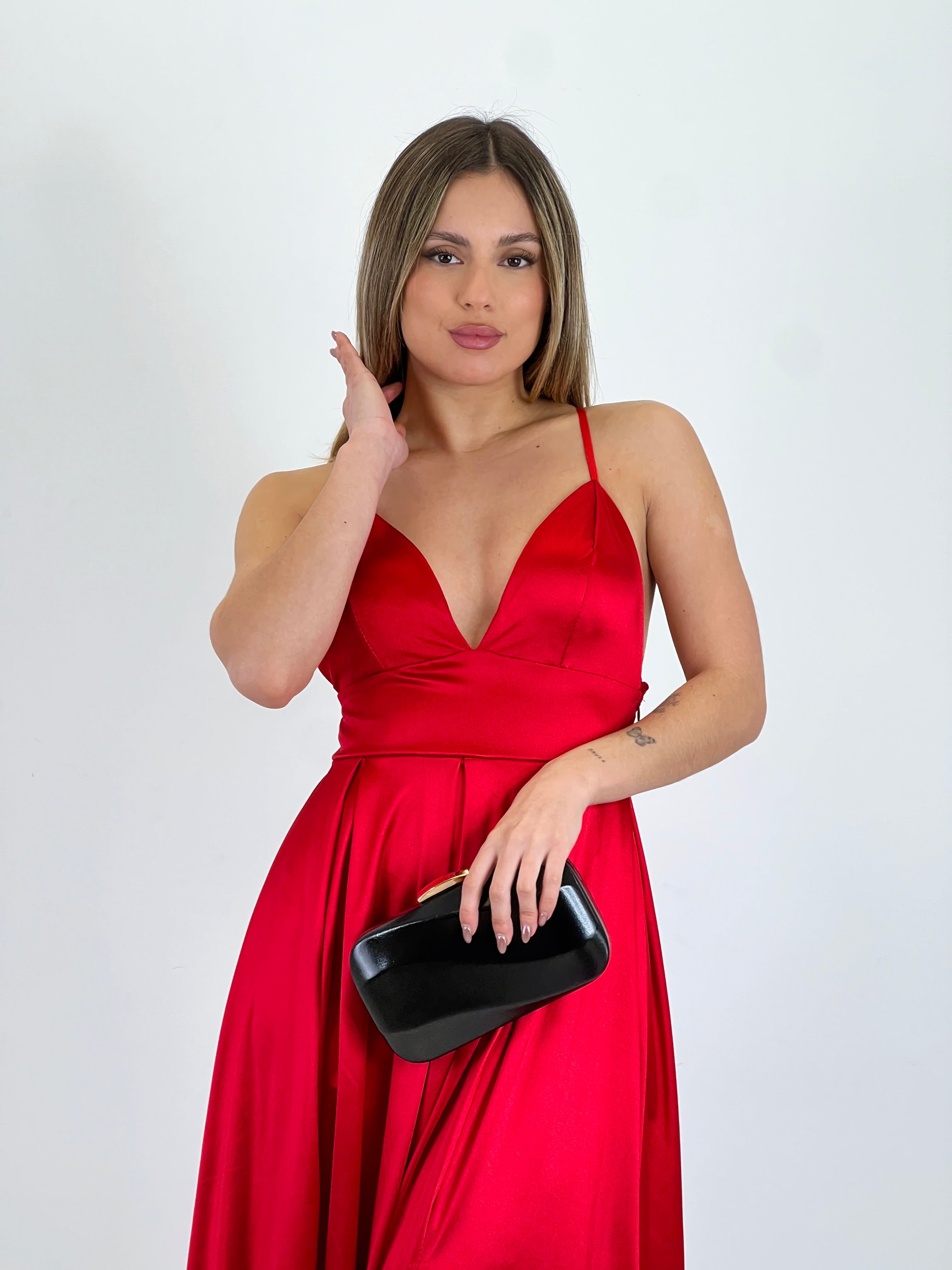 Vestido satinado Seline