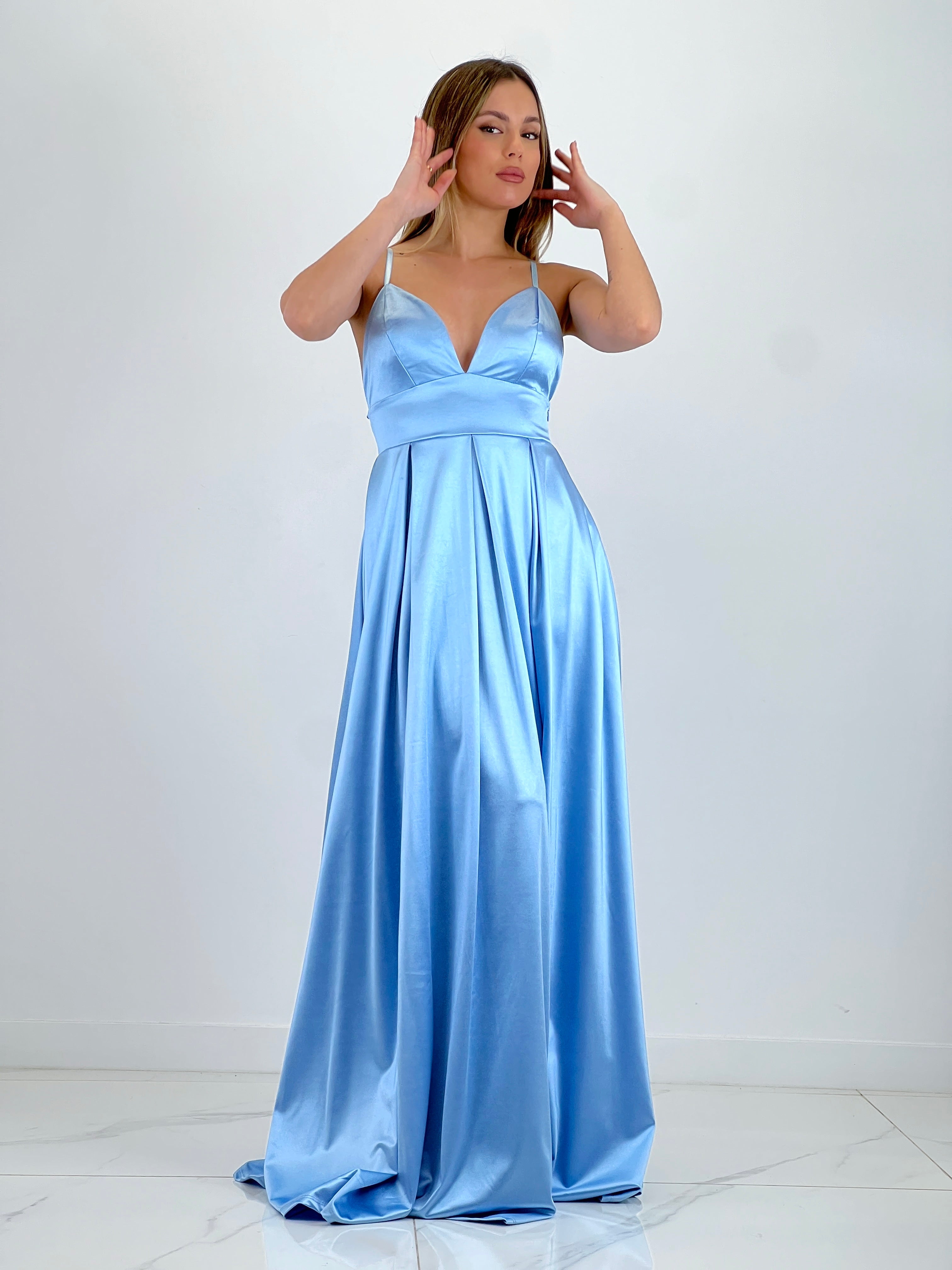 Vestido satinado Seline