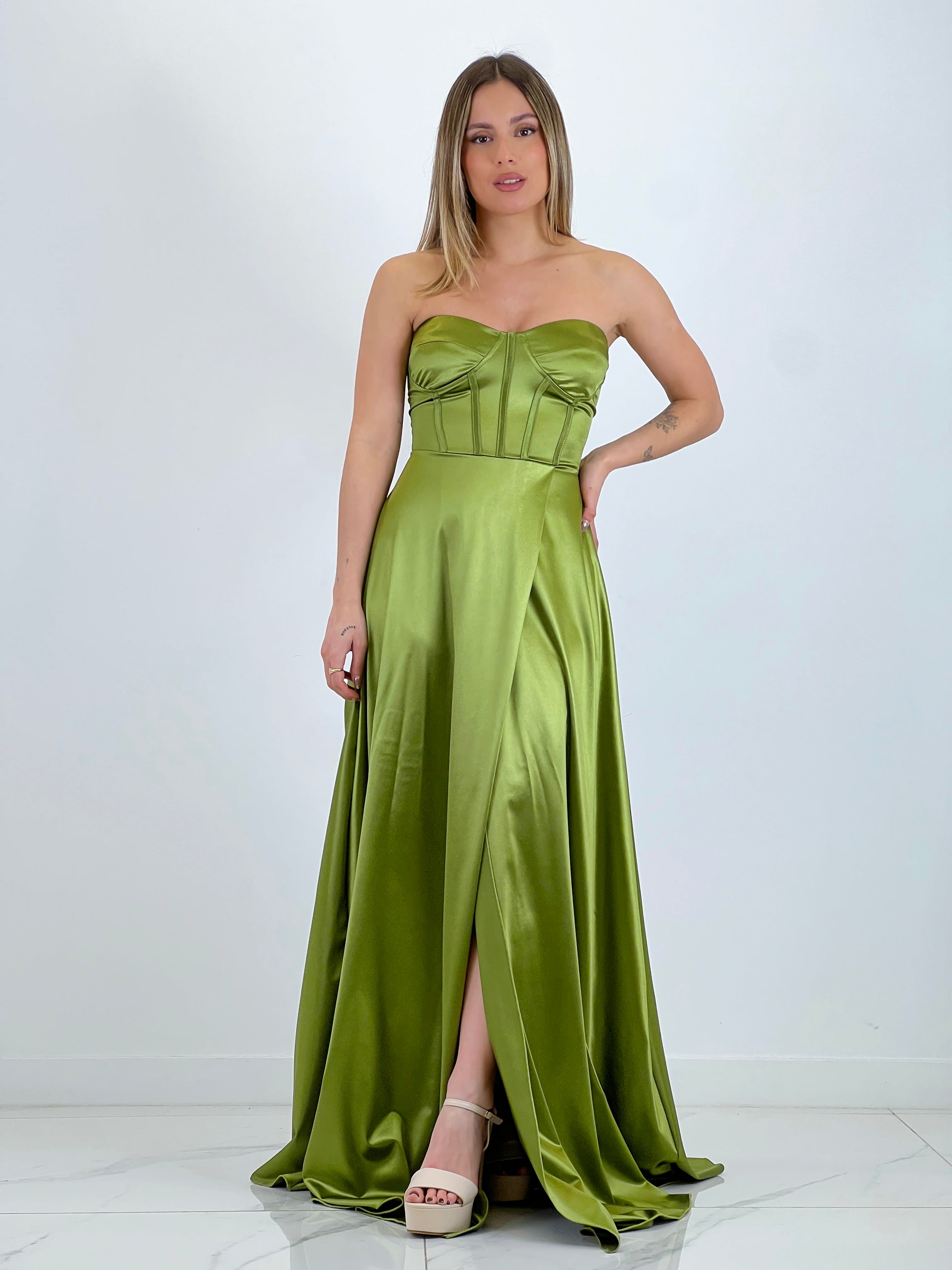 Vestido satinado Nelia - Zebra&Maduixa®