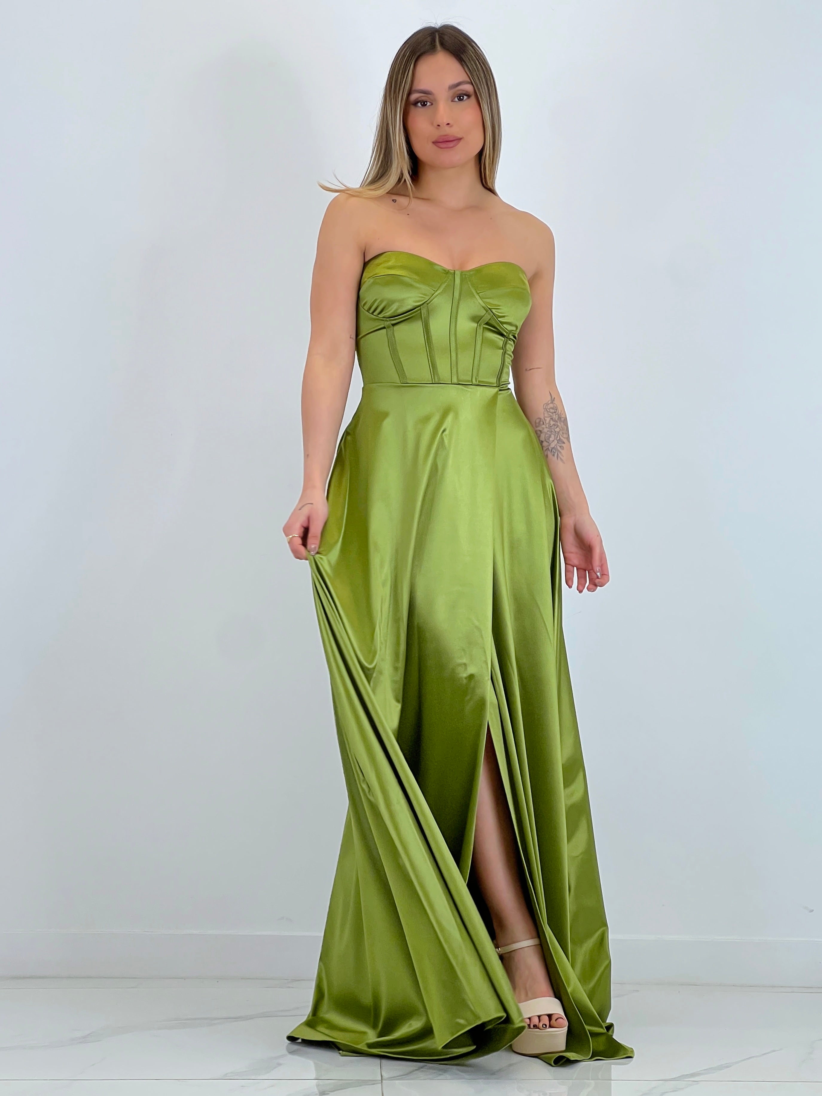 Vestido satinado Nelia - Zebra&Maduixa®