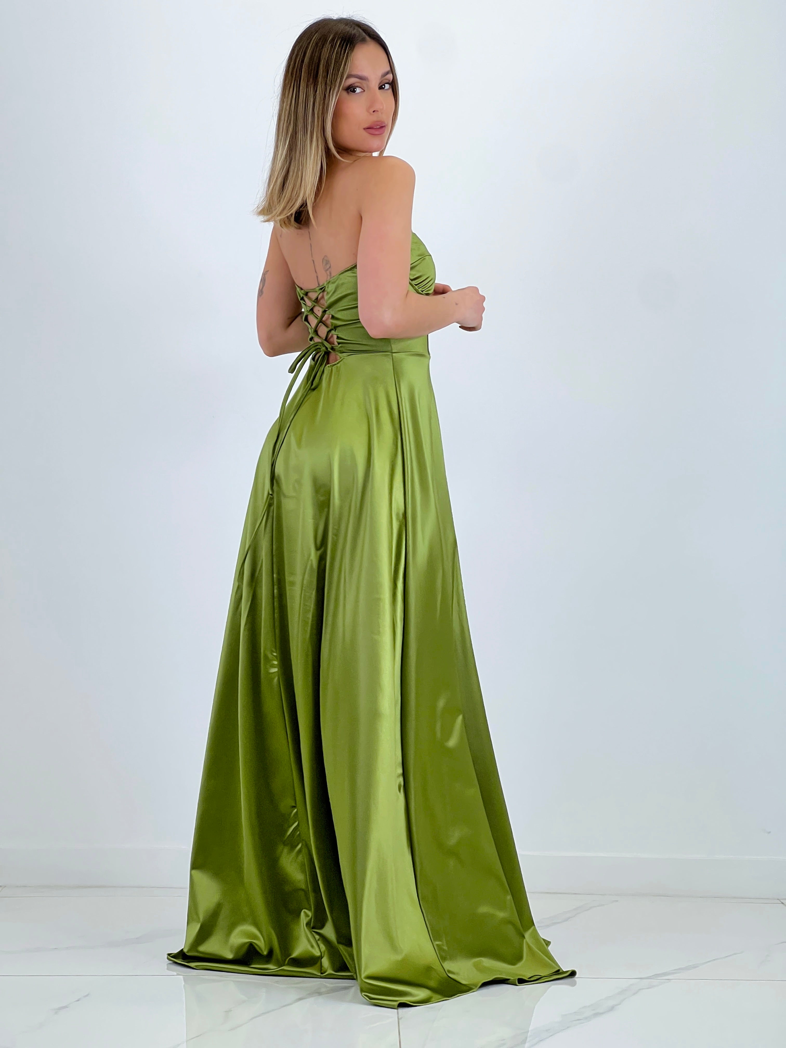 Vestido satinado Nelia - Zebra&Maduixa®