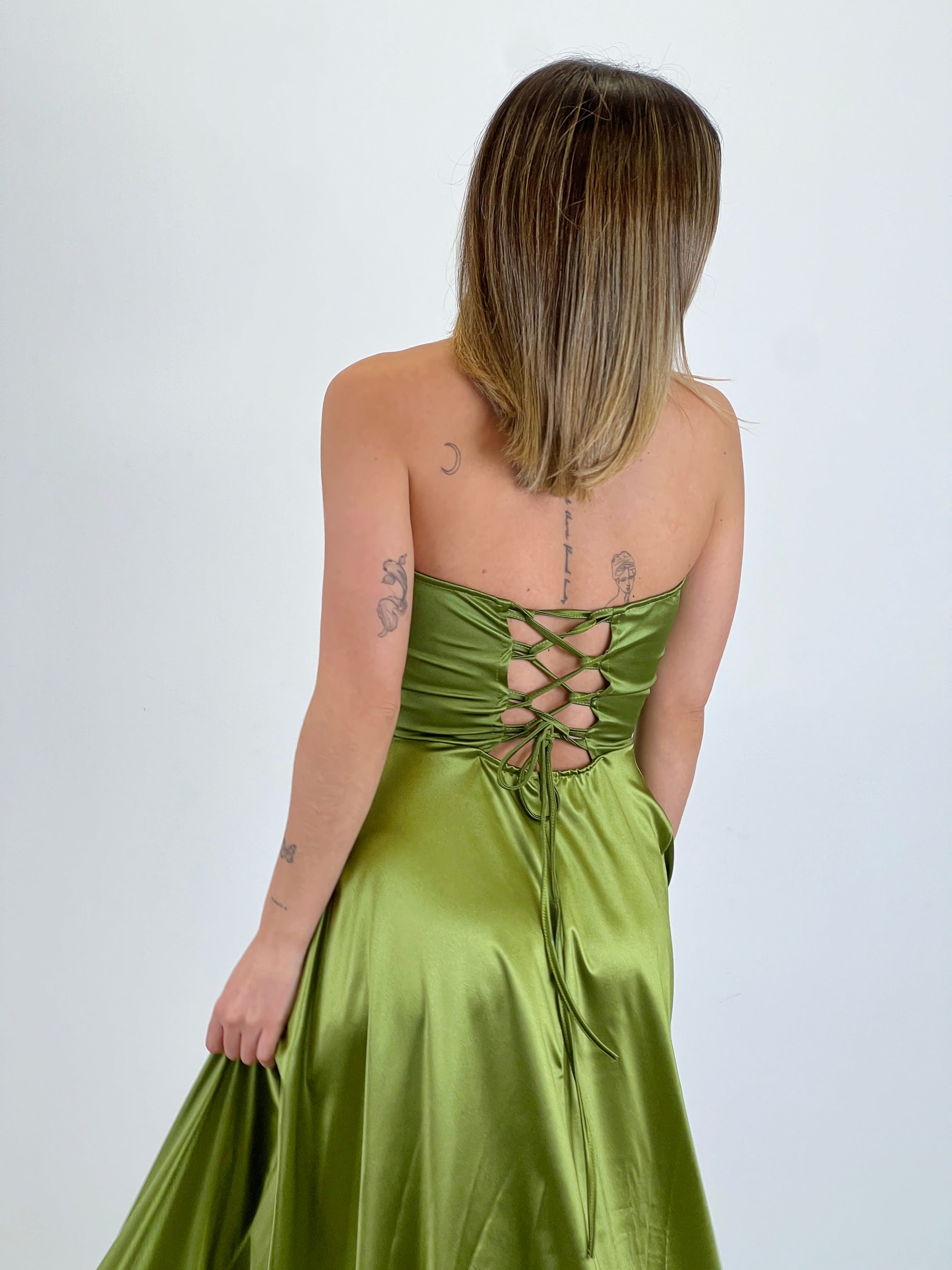 Vestido satinado Nelia - Zebra&Maduixa®