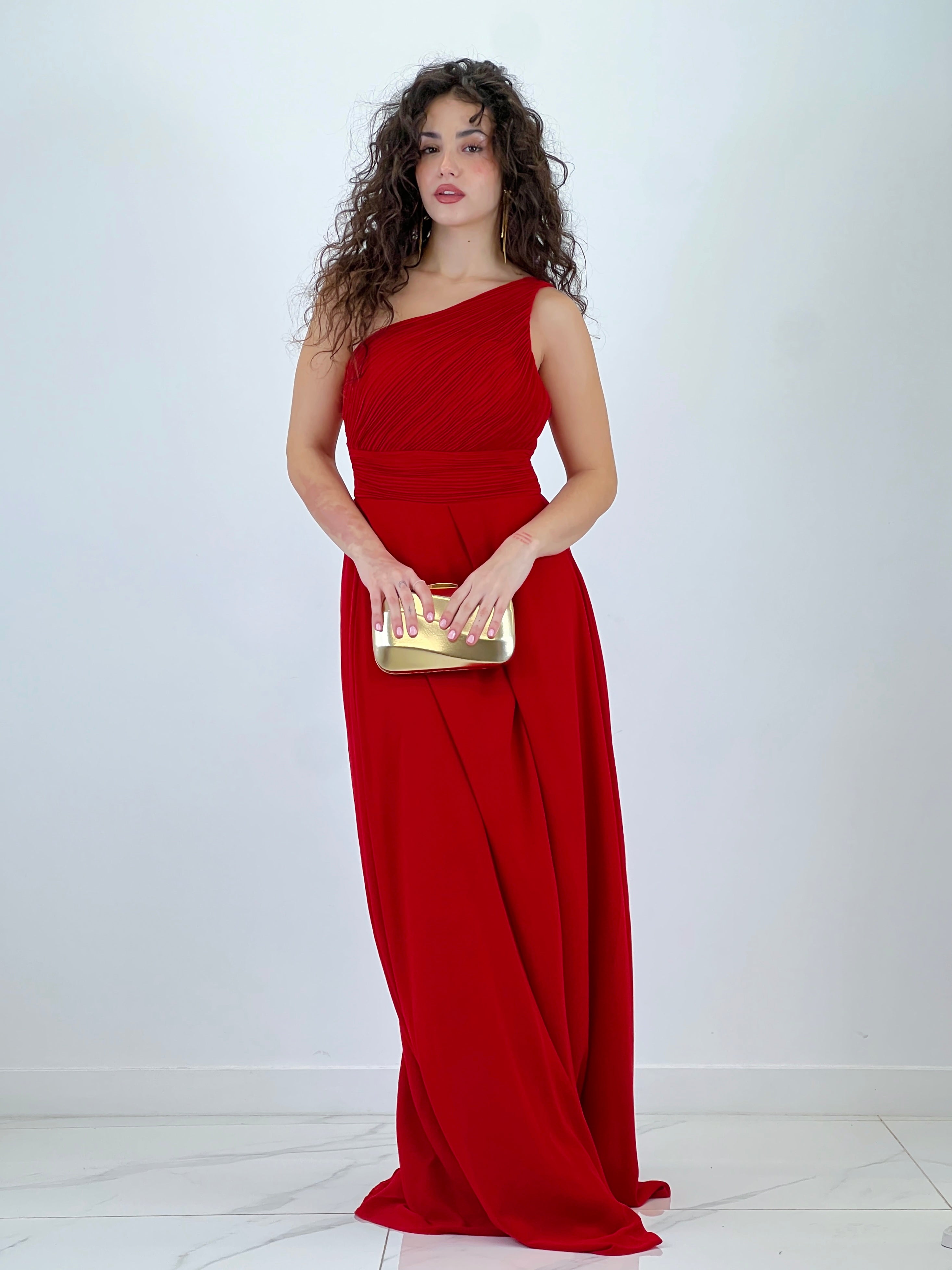 Vestido drapeado romano Julia - Zebra&Maduixa®