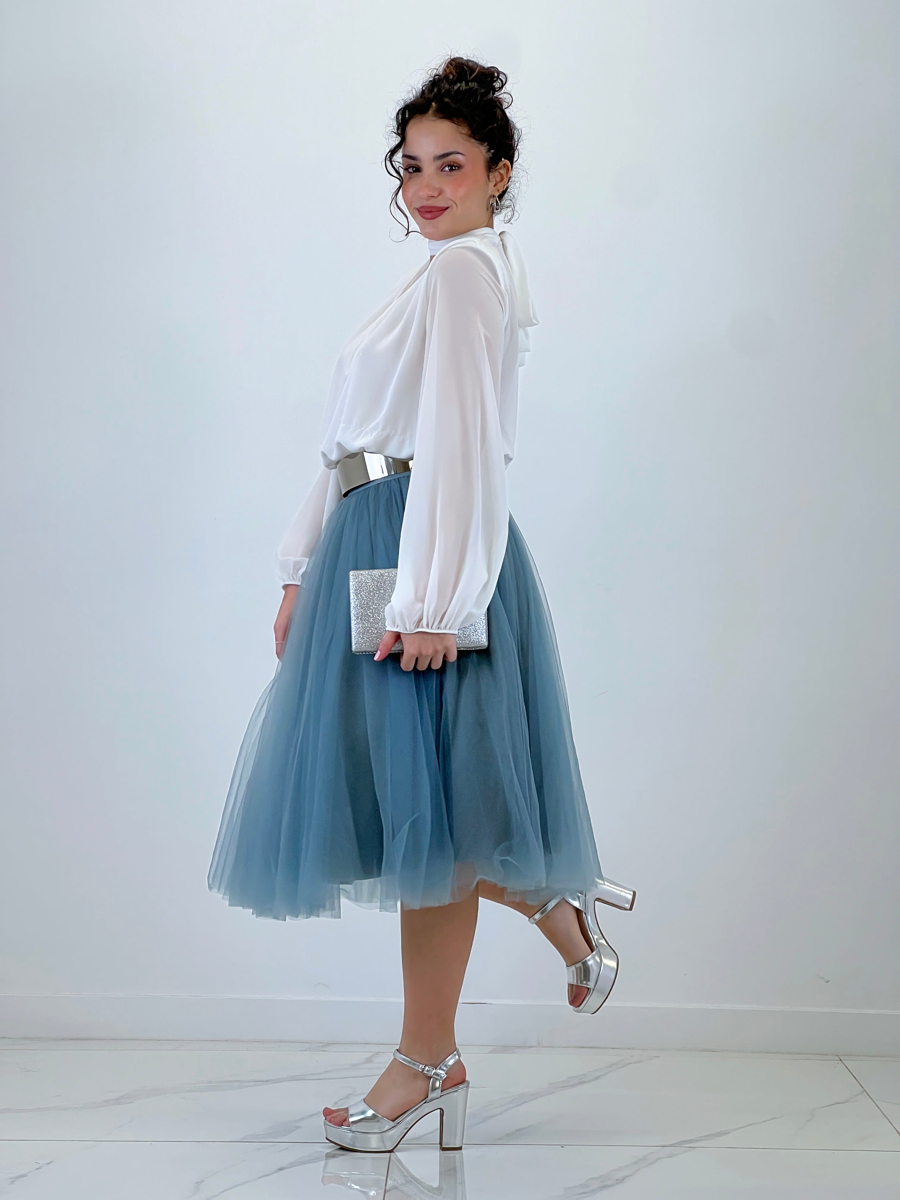 Body gasa escote chocker