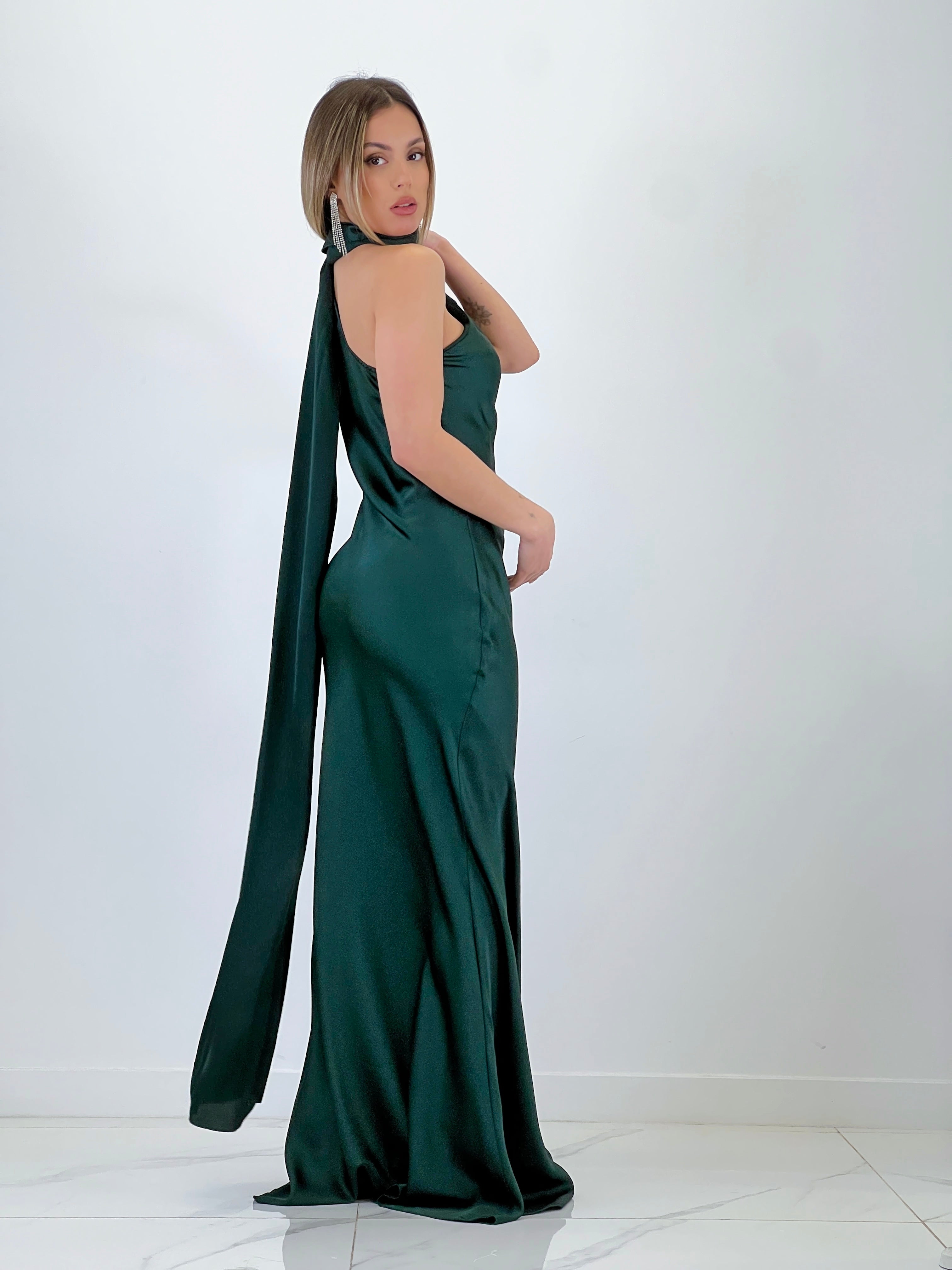 Vestido raso choker Priscila - Zebra&Maduixa®