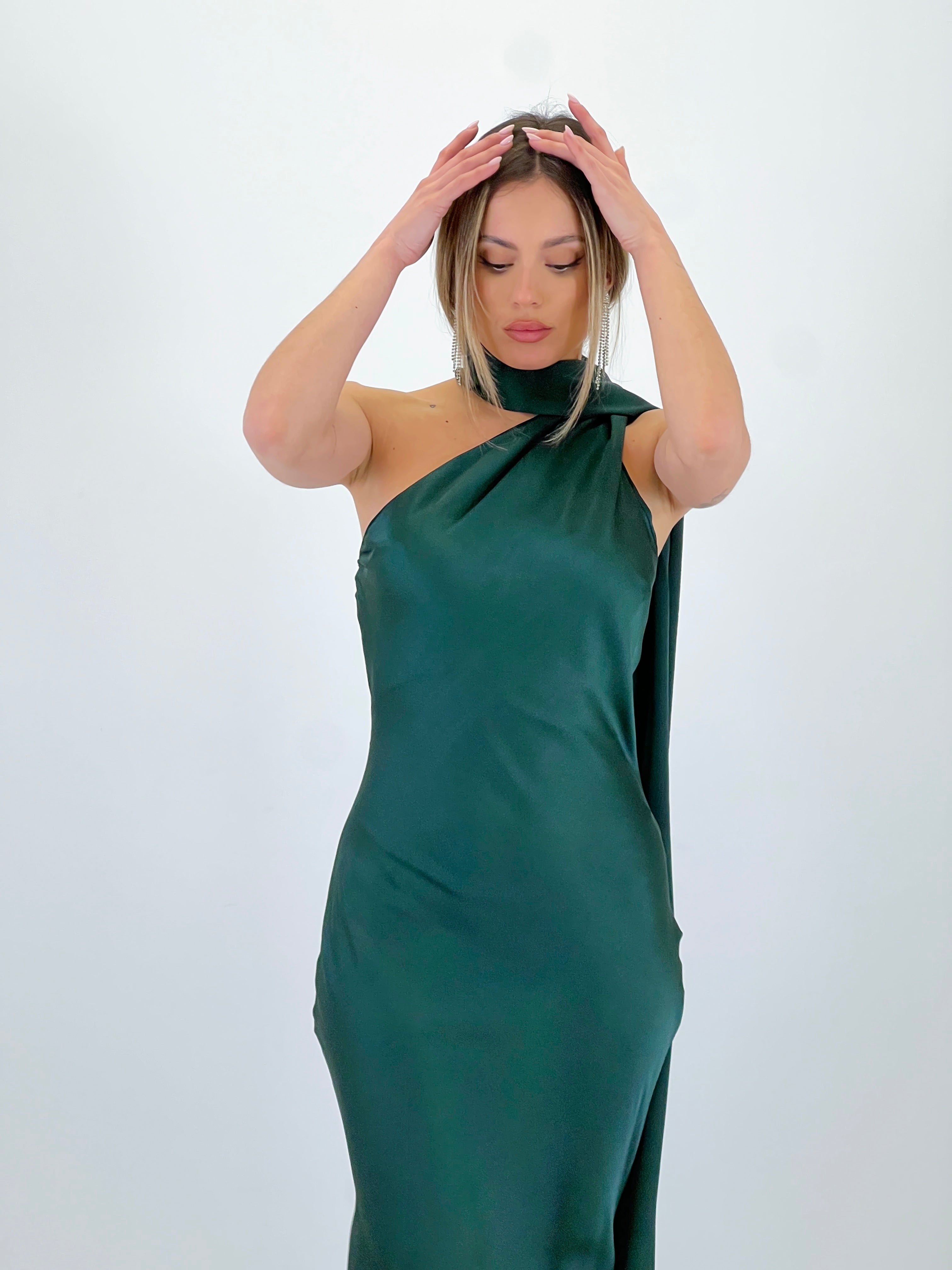 Vestido raso choker Priscila - Zebra&Maduixa®