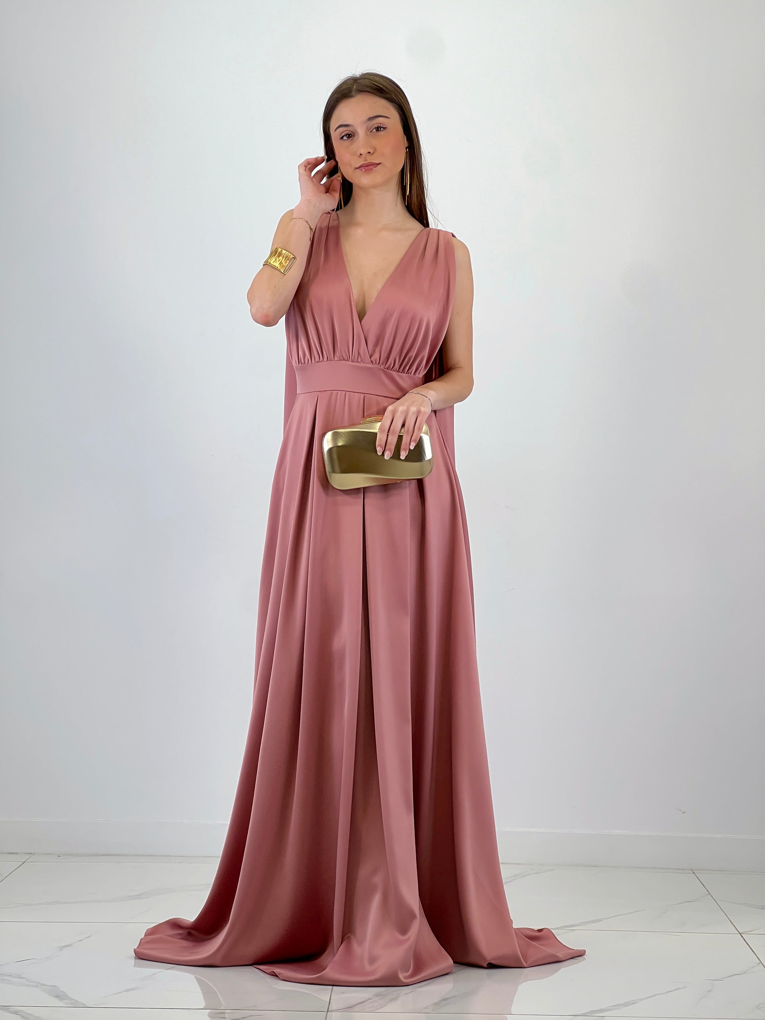 Vestido capa espalda cruzada Jena - Zebra&Maduixa®