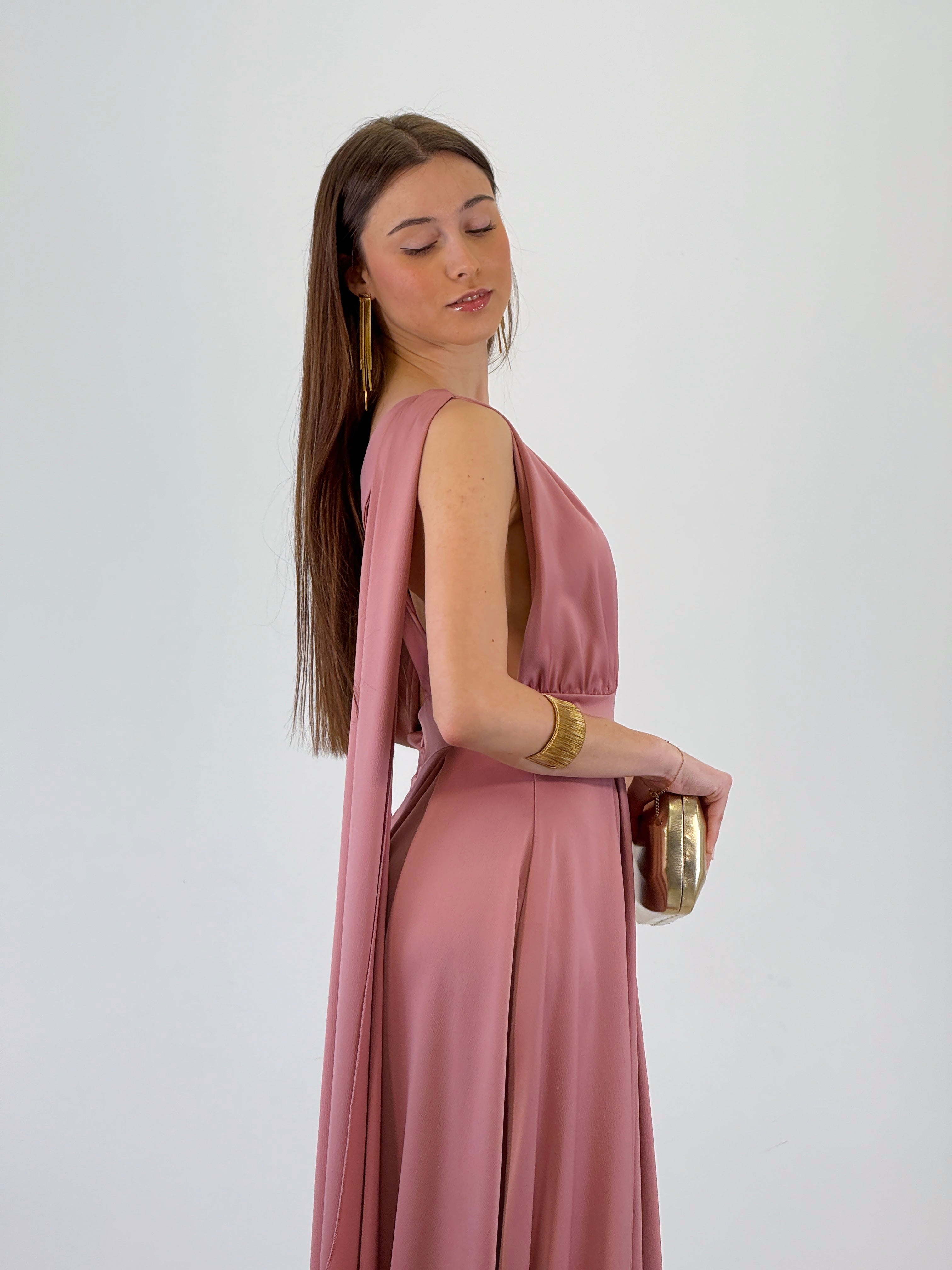 Vestido capa espalda cruzada Jena - Zebra&Maduixa®