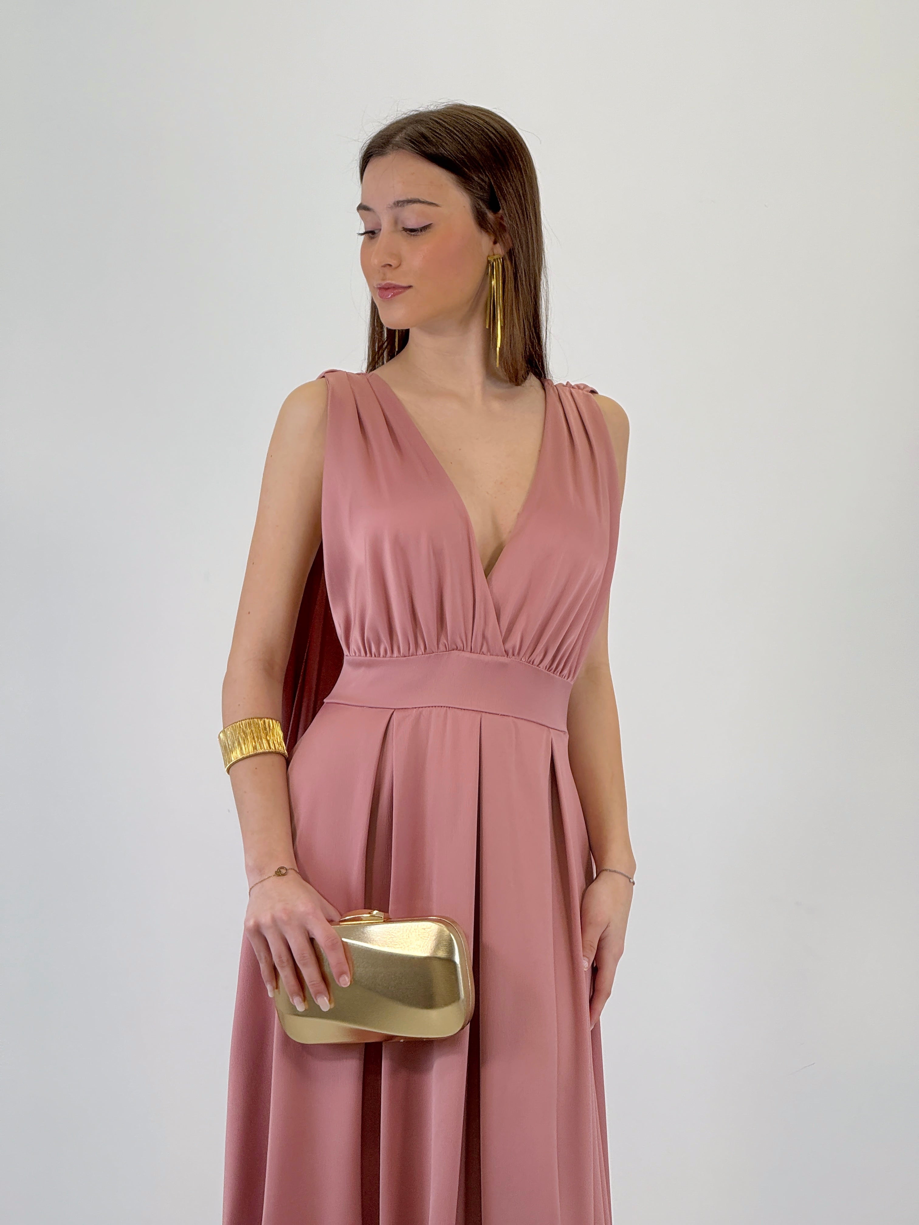 Vestido capa espalda cruzada Jena - Zebra&Maduixa®