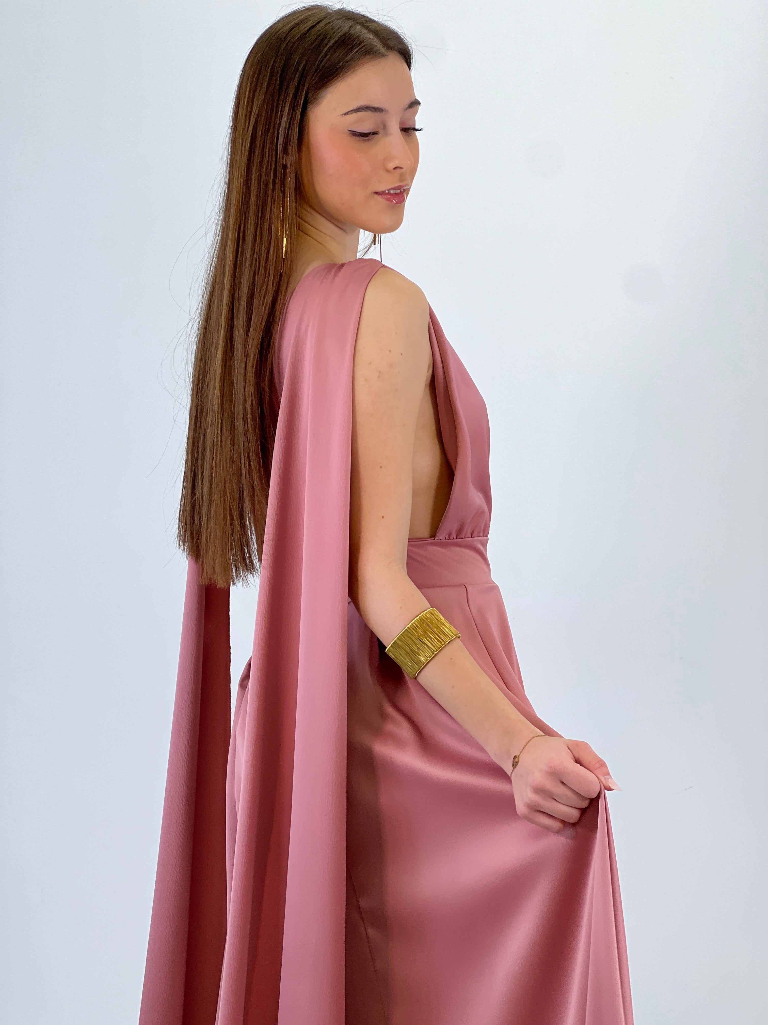 Vestido capa espalda cruzada Jena - Zebra&Maduixa®