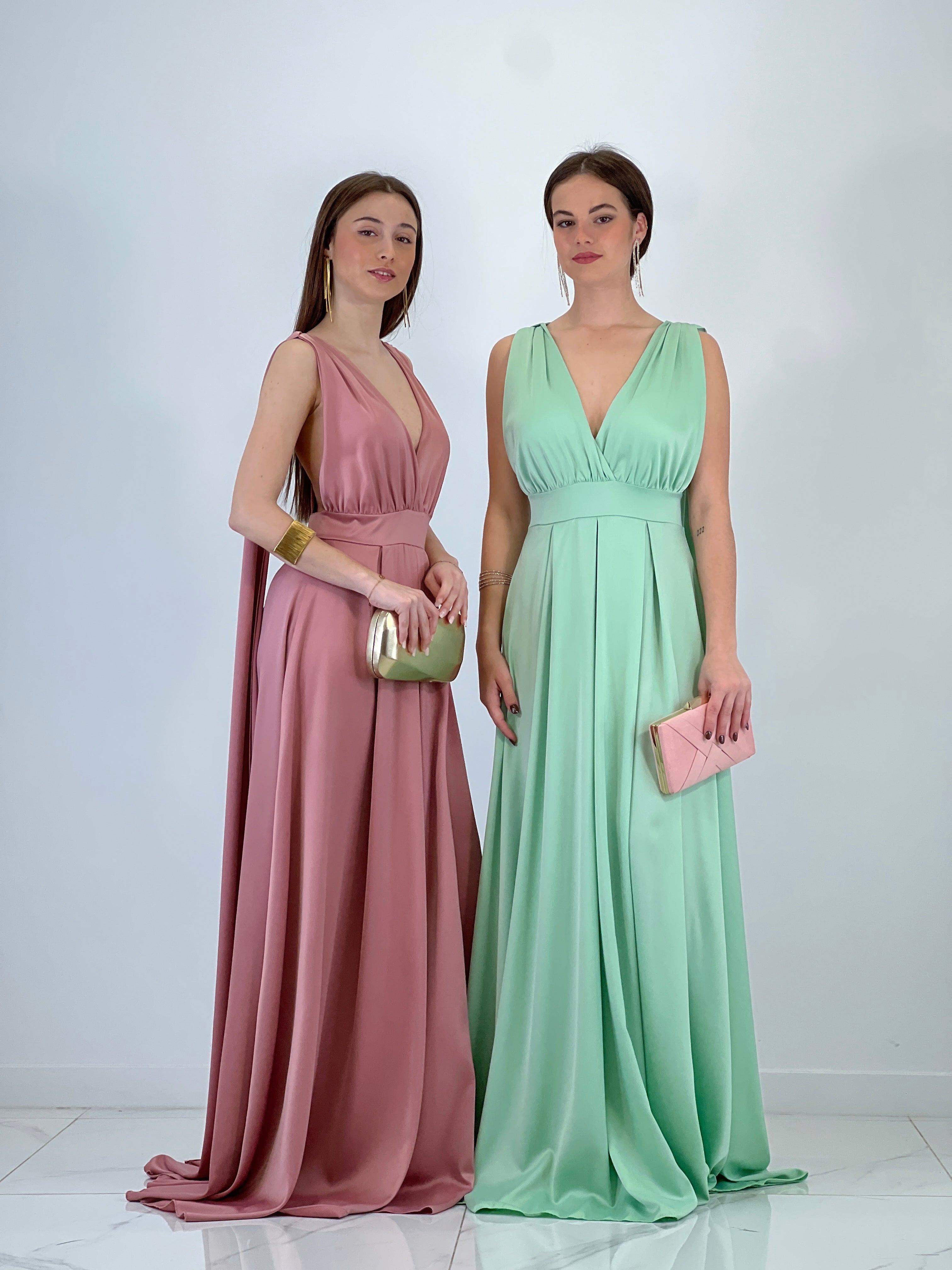 Vestido capa espalda cruzada Jena - Zebra&Maduixa®