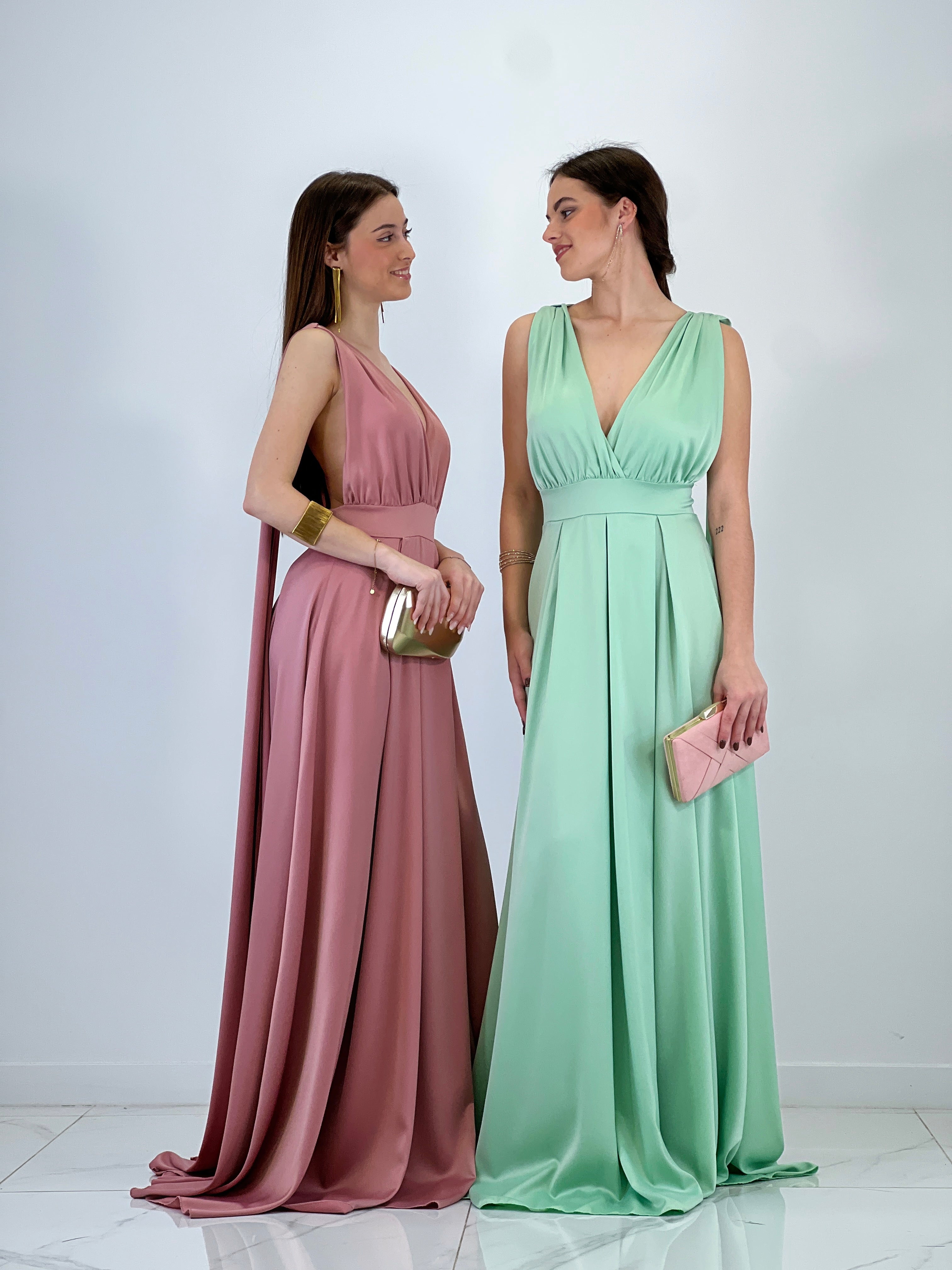 Vestido capa espalda cruzada Jena - Zebra&Maduixa®