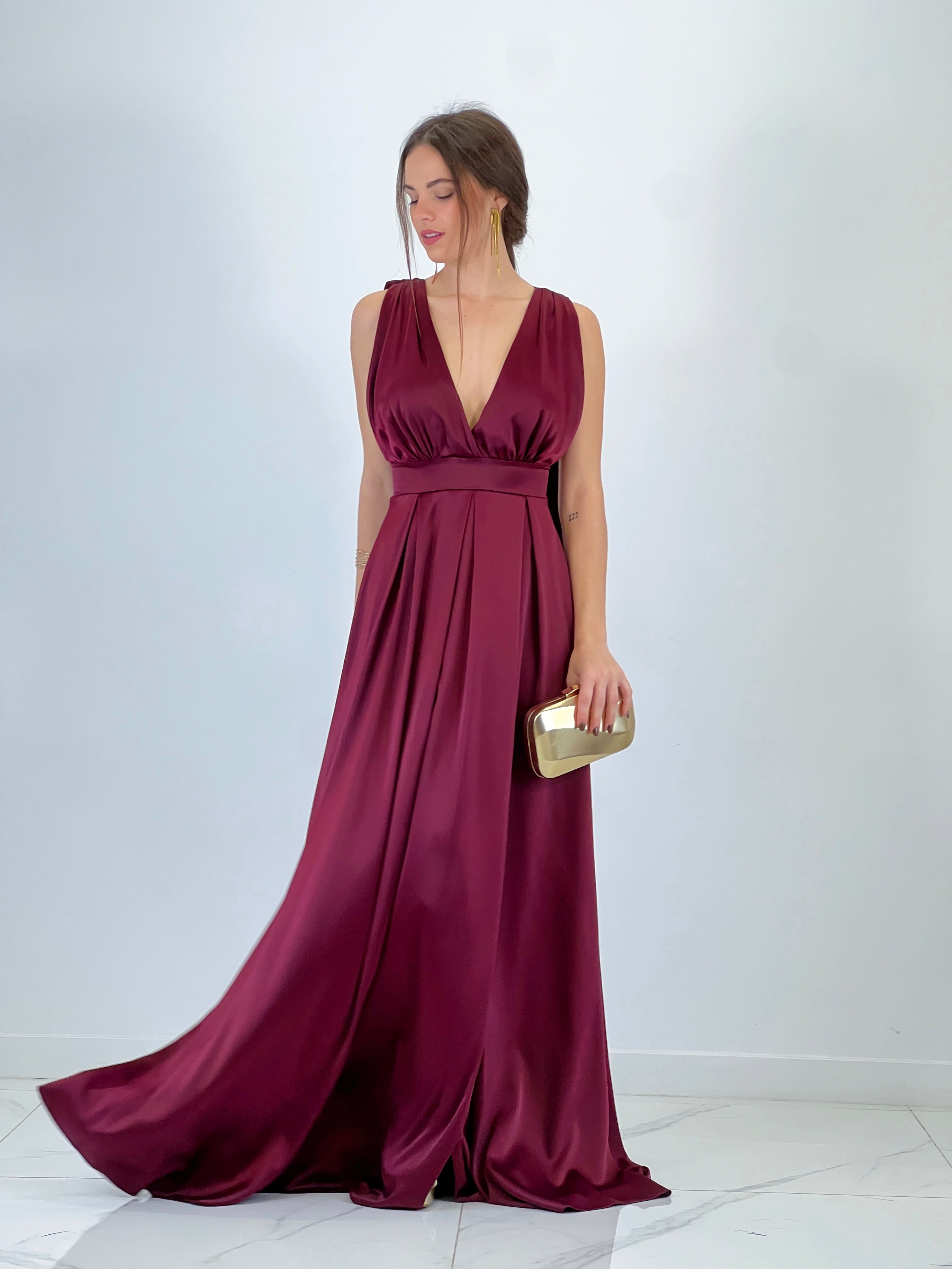 Vestido capa espalda cruzada Jena - Zebra&Maduixa®