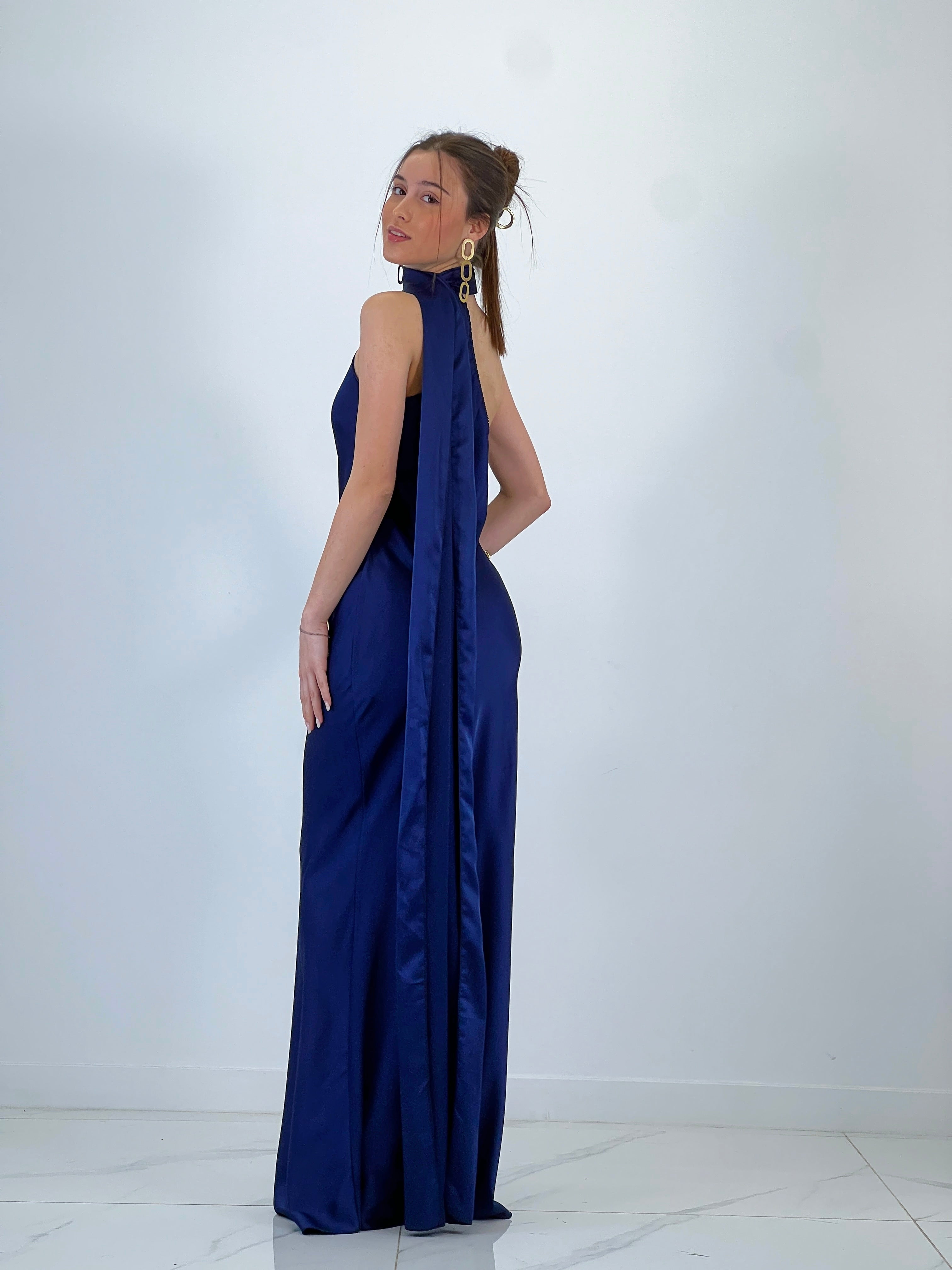 Vestido raso choker Priscila - Zebra&Maduixa®