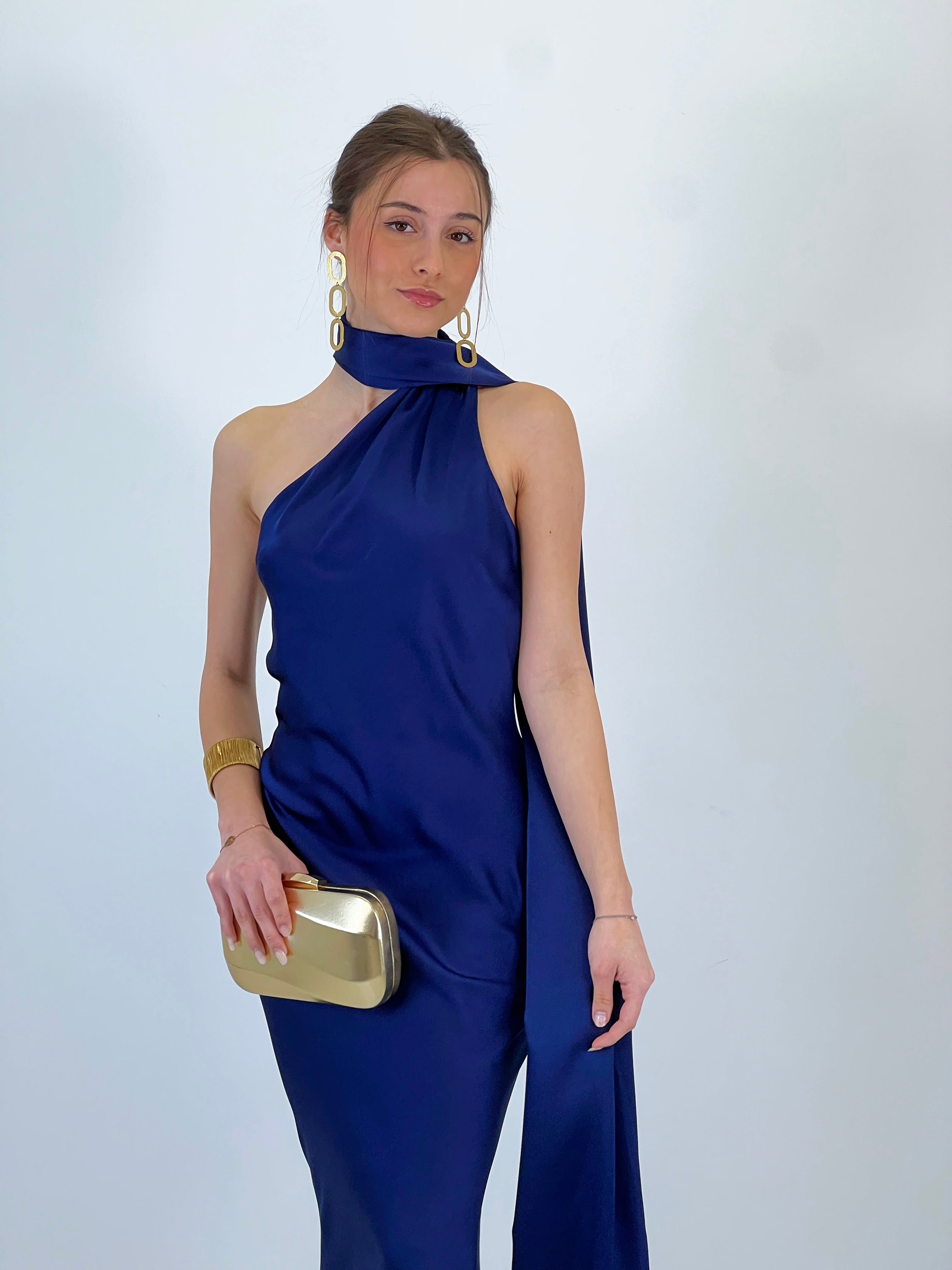 Vestido raso choker Priscila - Zebra&Maduixa®