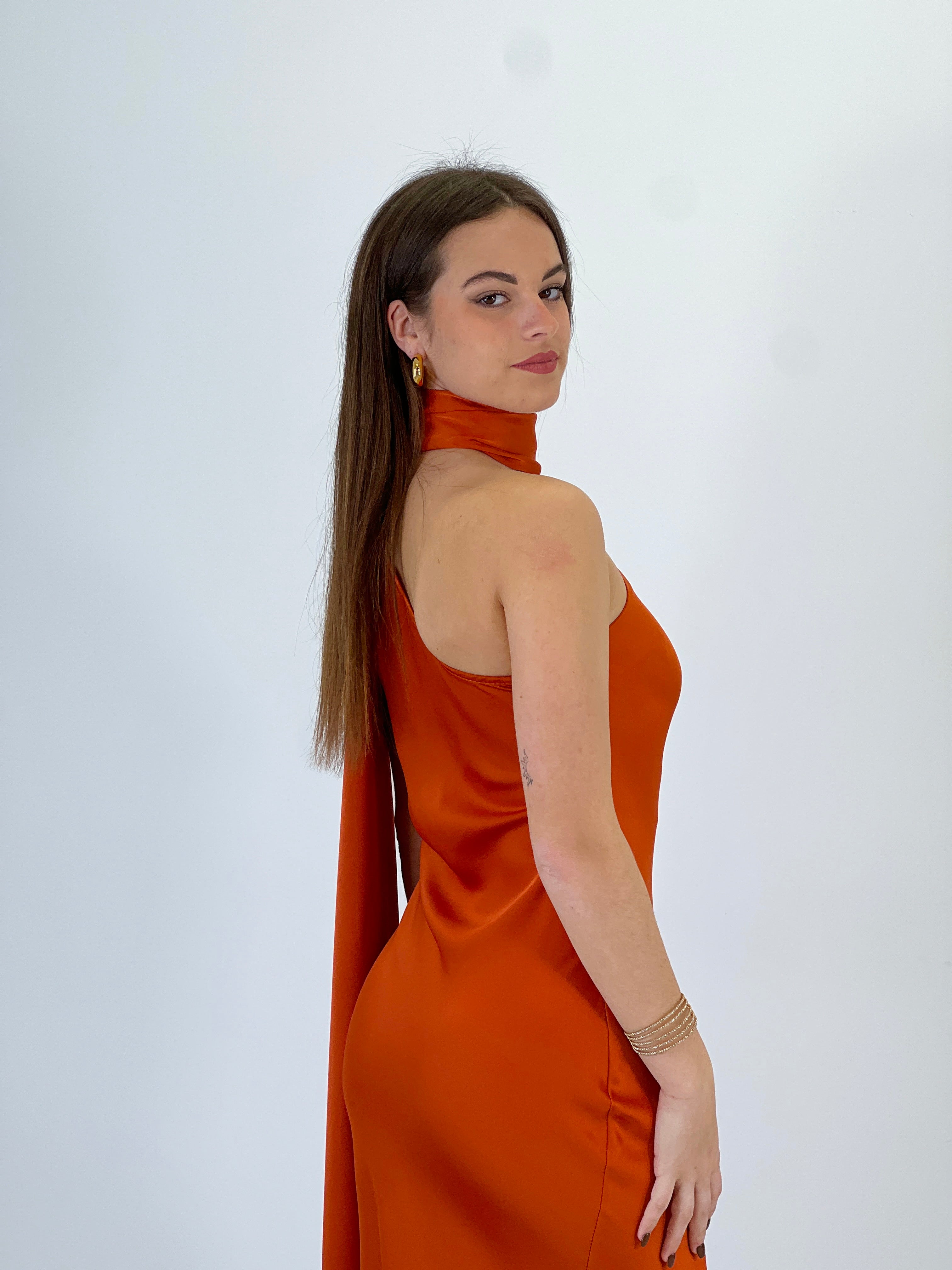 Vestido raso choker Priscila - Zebra&Maduixa®