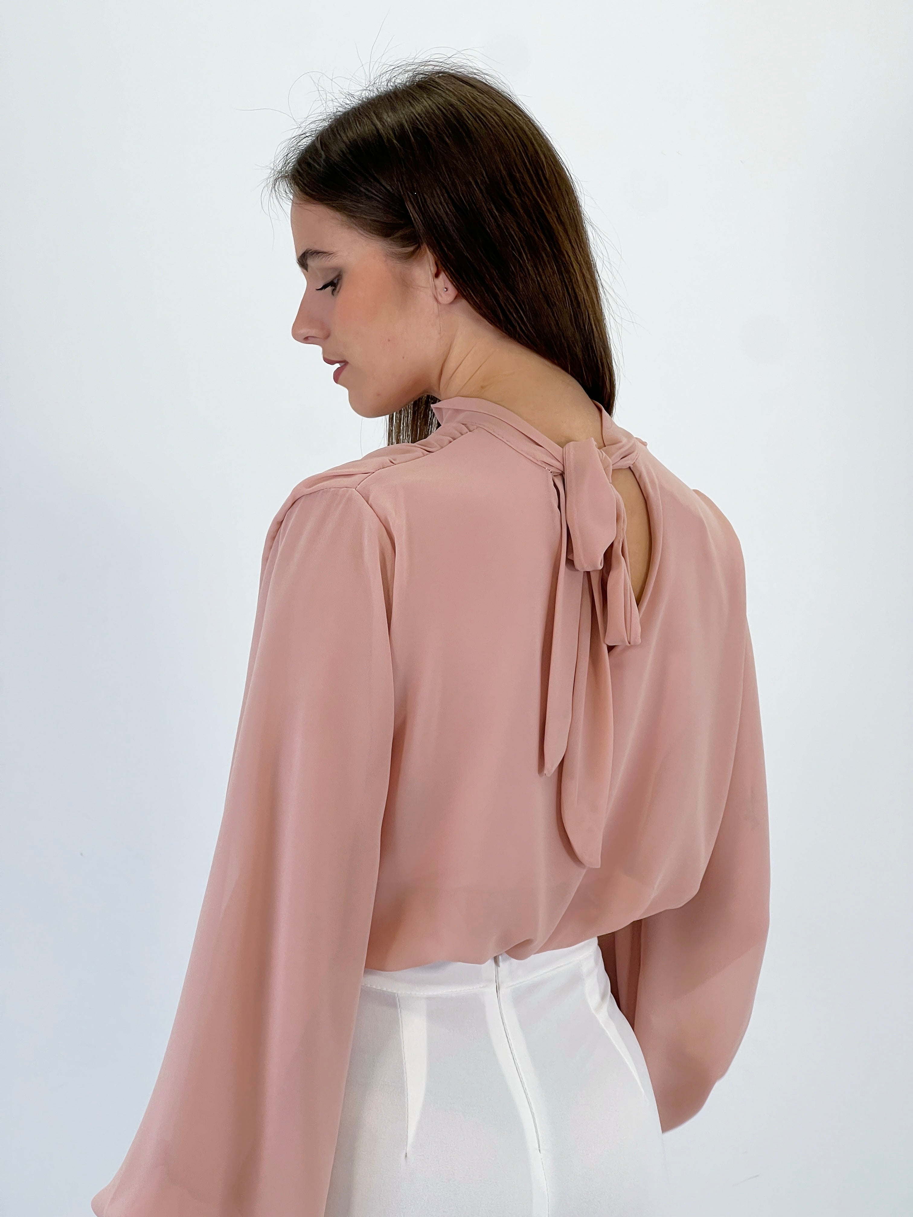 Blusa crop gasa choker - Zebra&Maduixa®