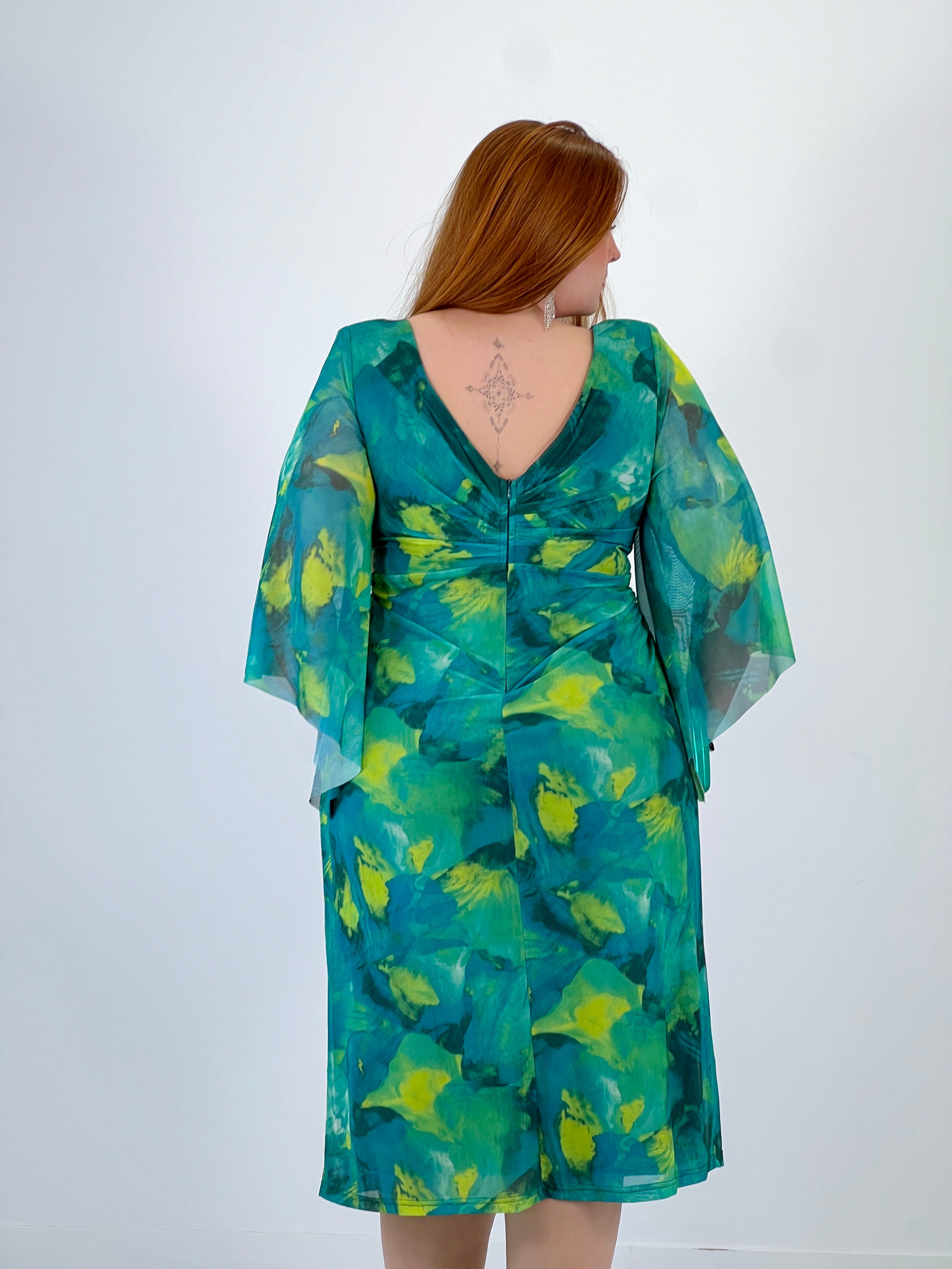 Vestido midi estampado nudo Jimena - Zebra&Maduixa®