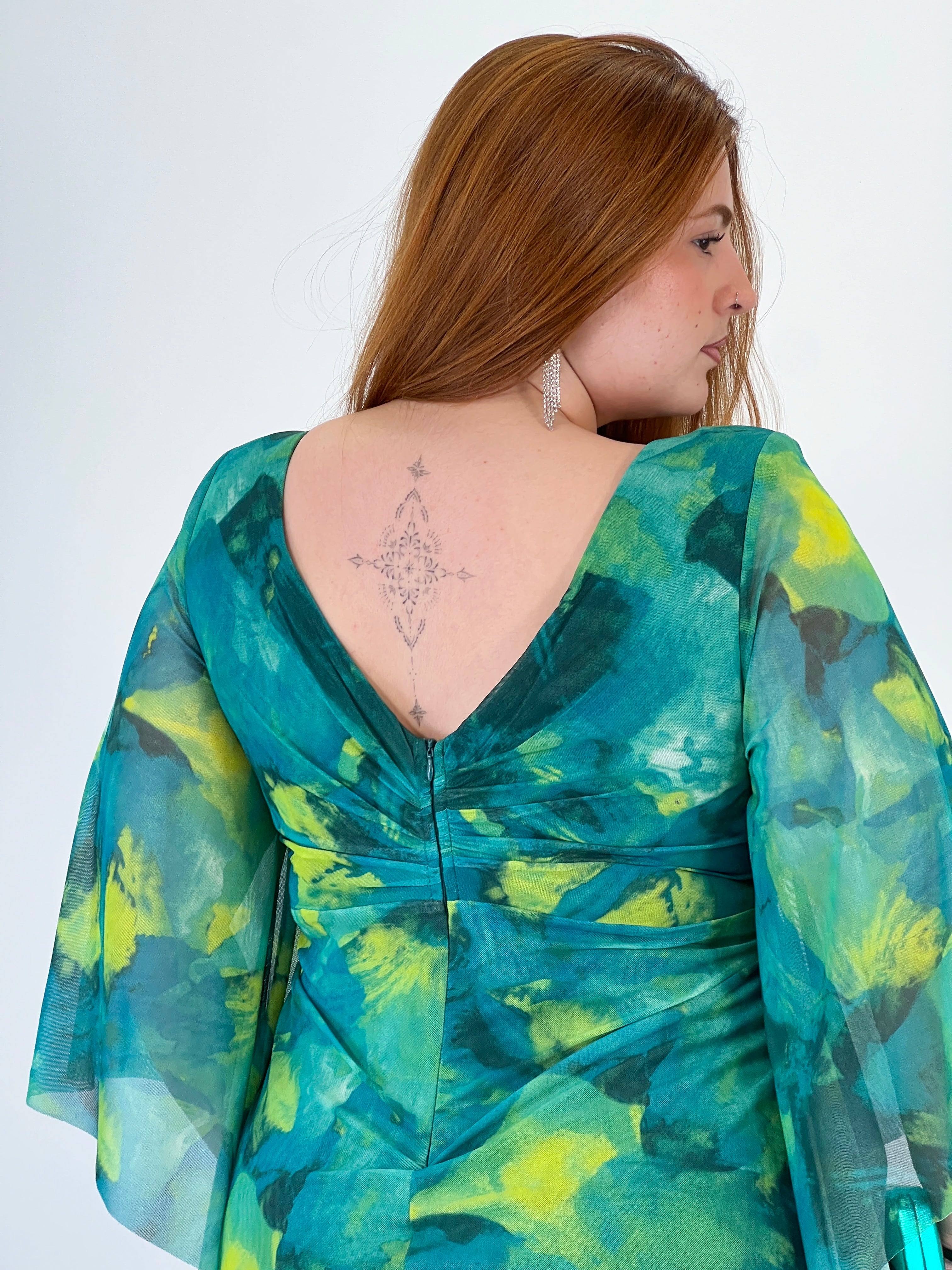 Vestido midi estampado nudo Jimena - Zebra&Maduixa®