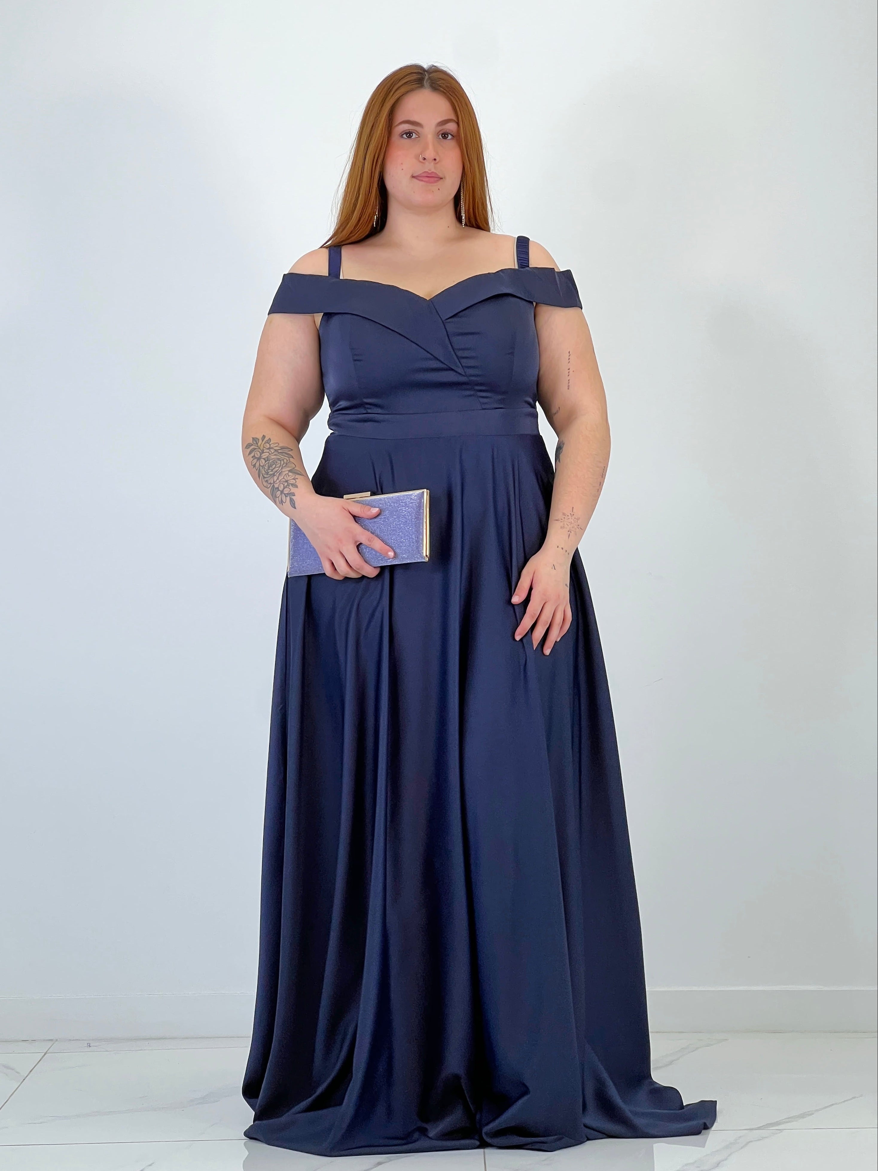 Vestido satinado Lua