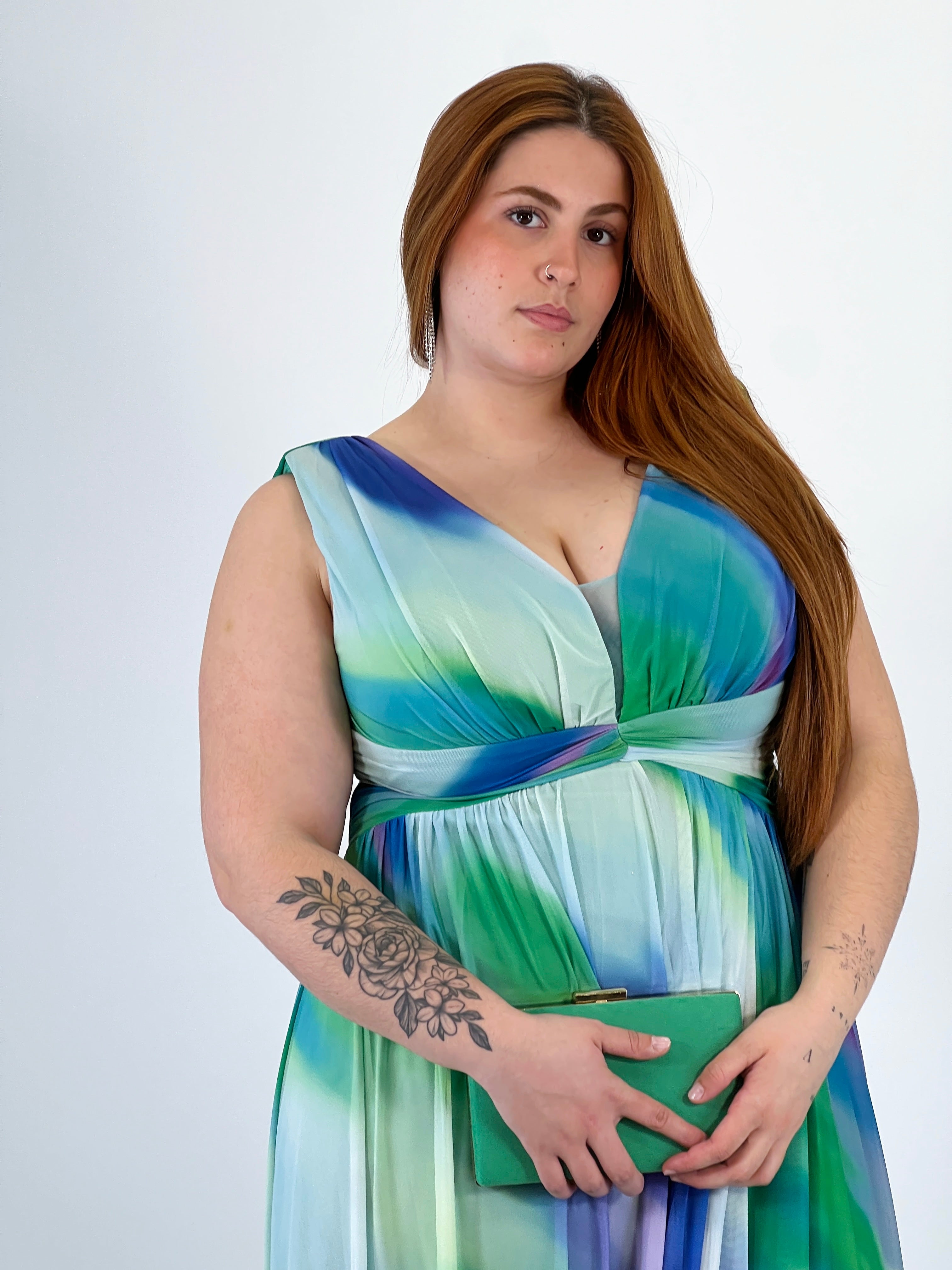 Vestido largo estampado Pristina - Zebra&Maduixa®