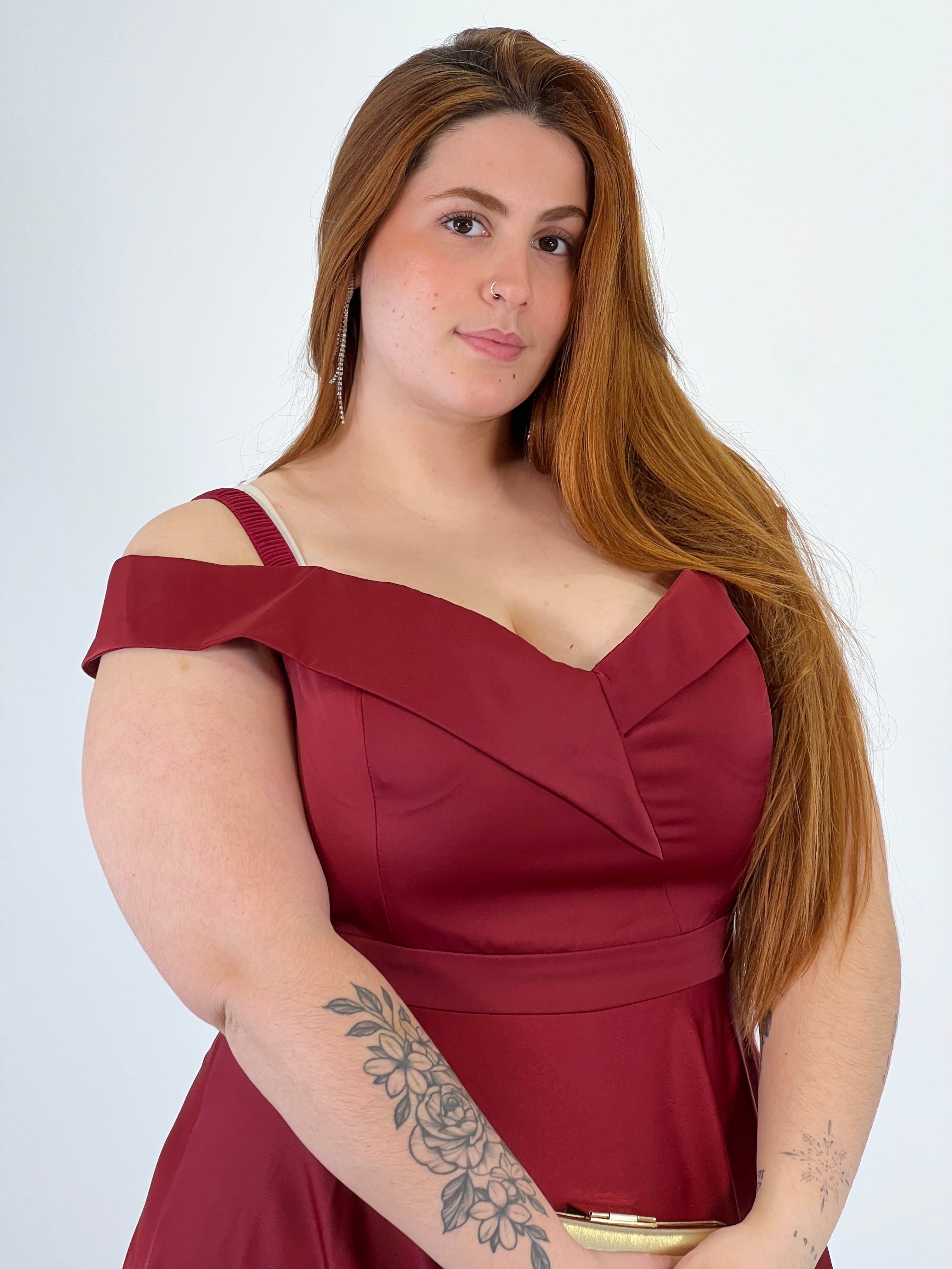 Vestido satinado Lua