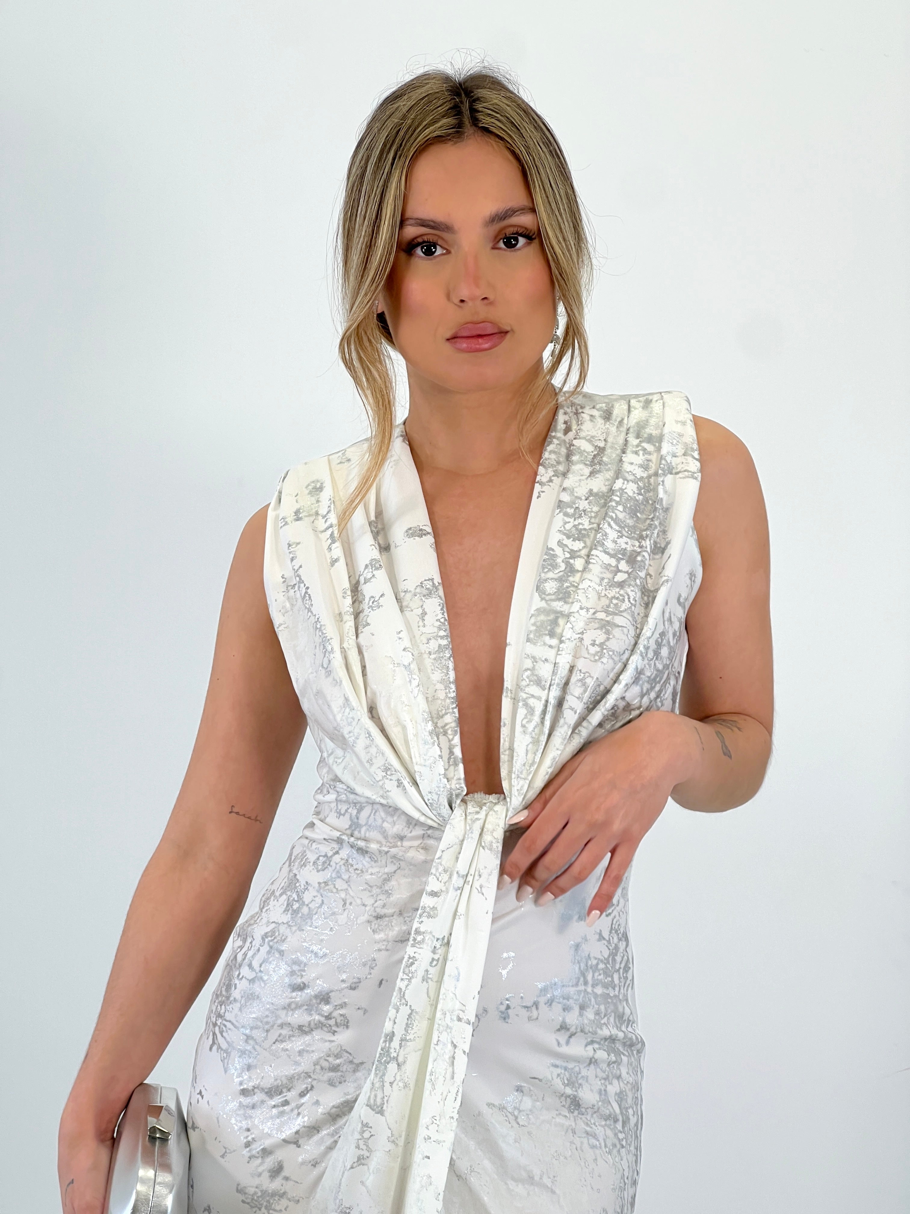 Vestido metalizado Freya - Zebra&Maduixa®