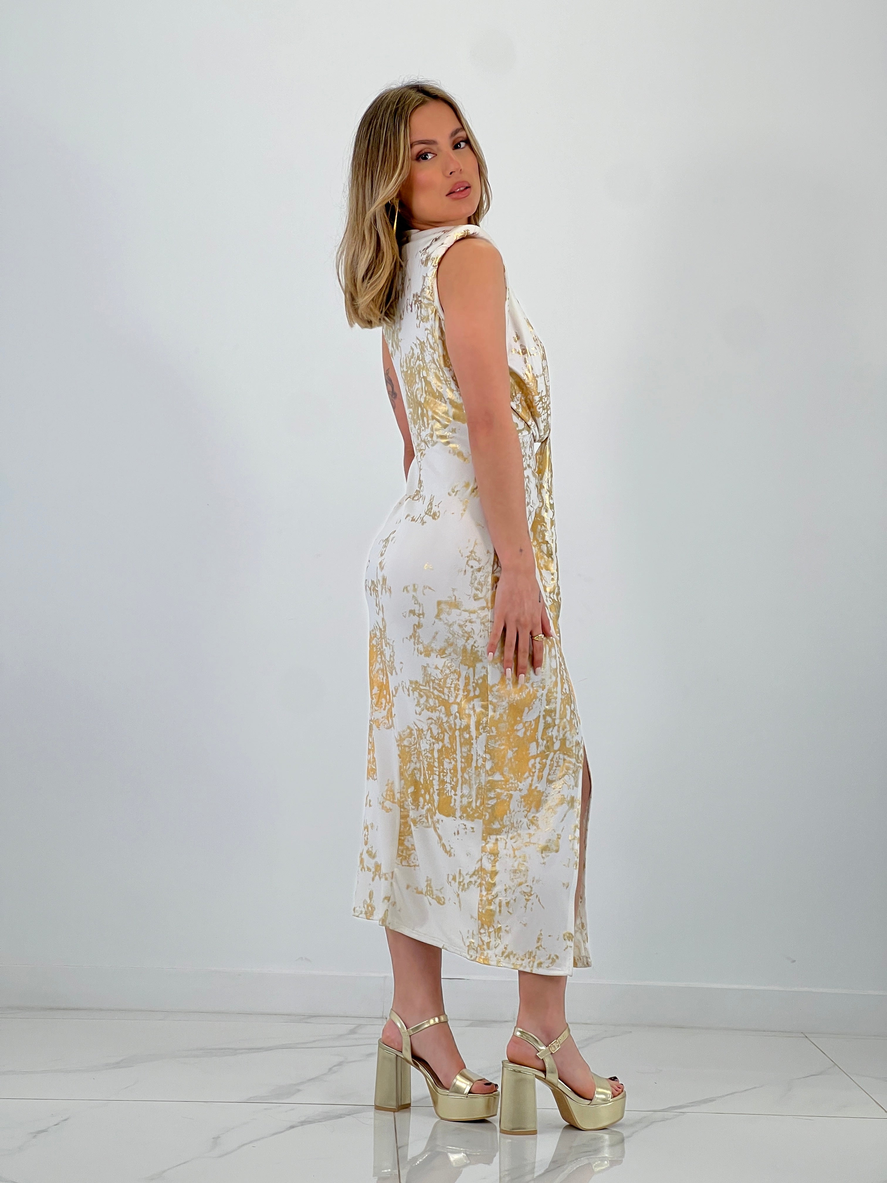 Vestido metalizado Freya - Zebra&Maduixa®