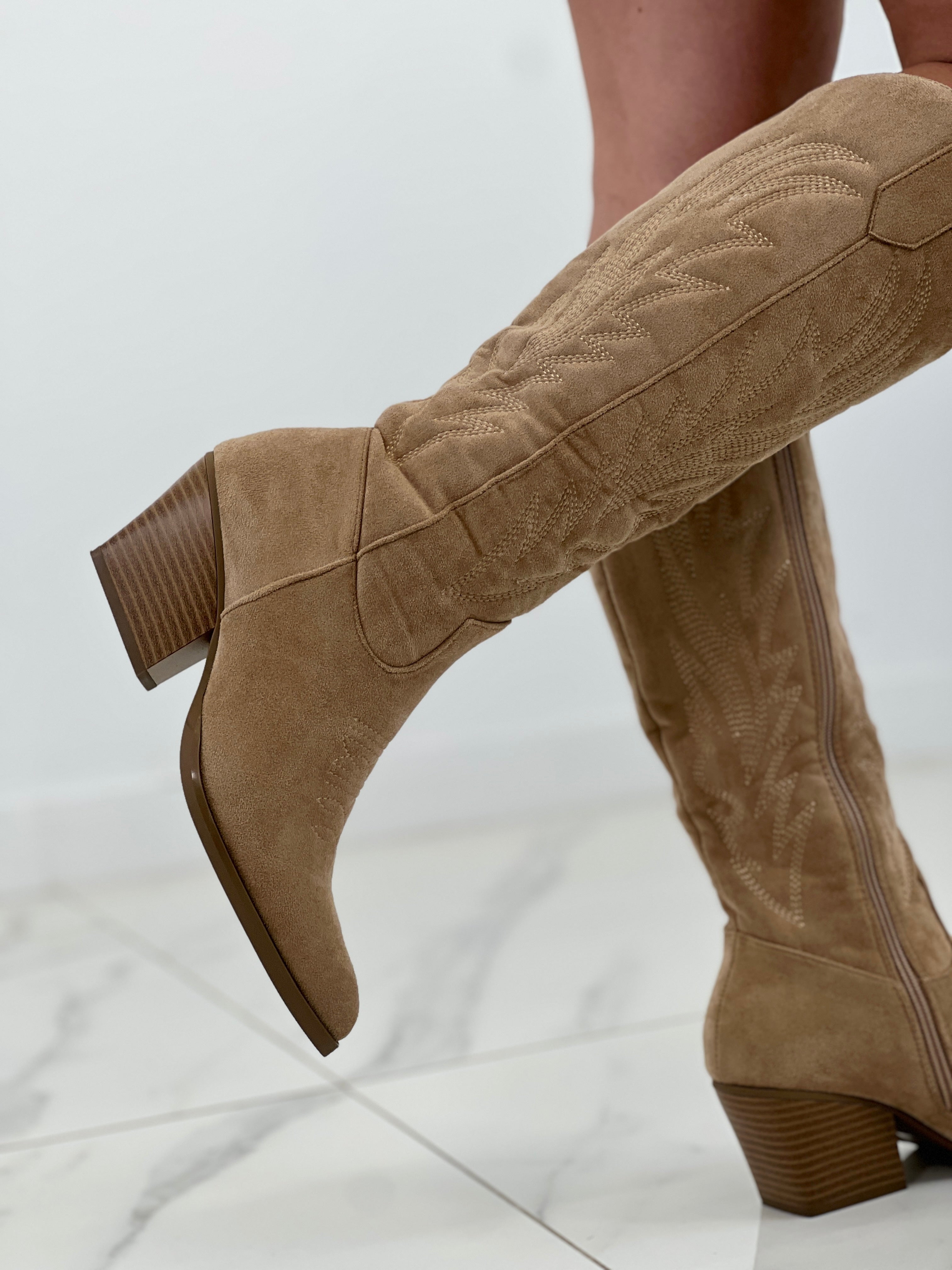 Botas cowboy California piel vuelta - Zebra&Maduixa®