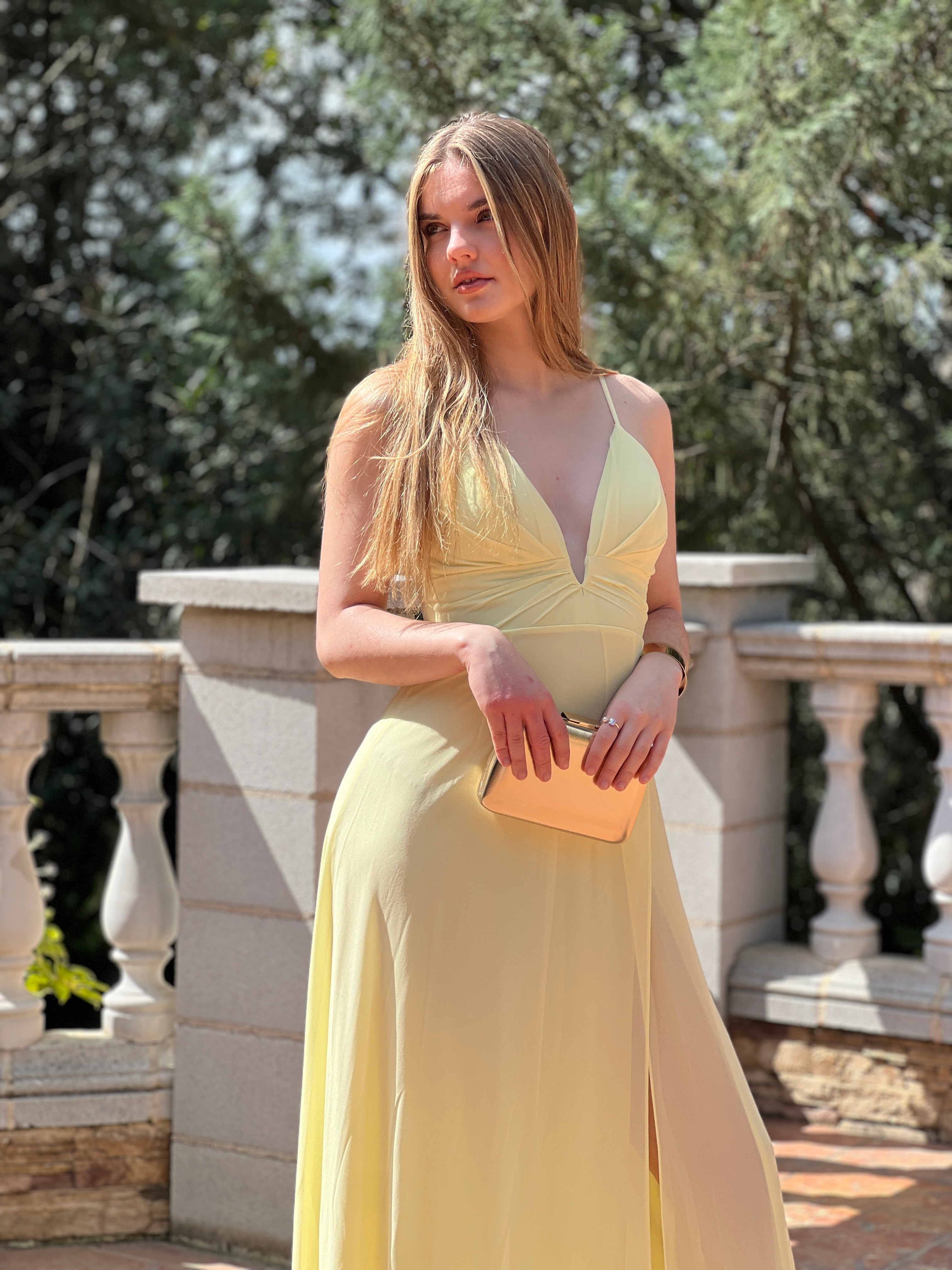 Vestido ceremonia Escote V - Zebra&Maduixa®