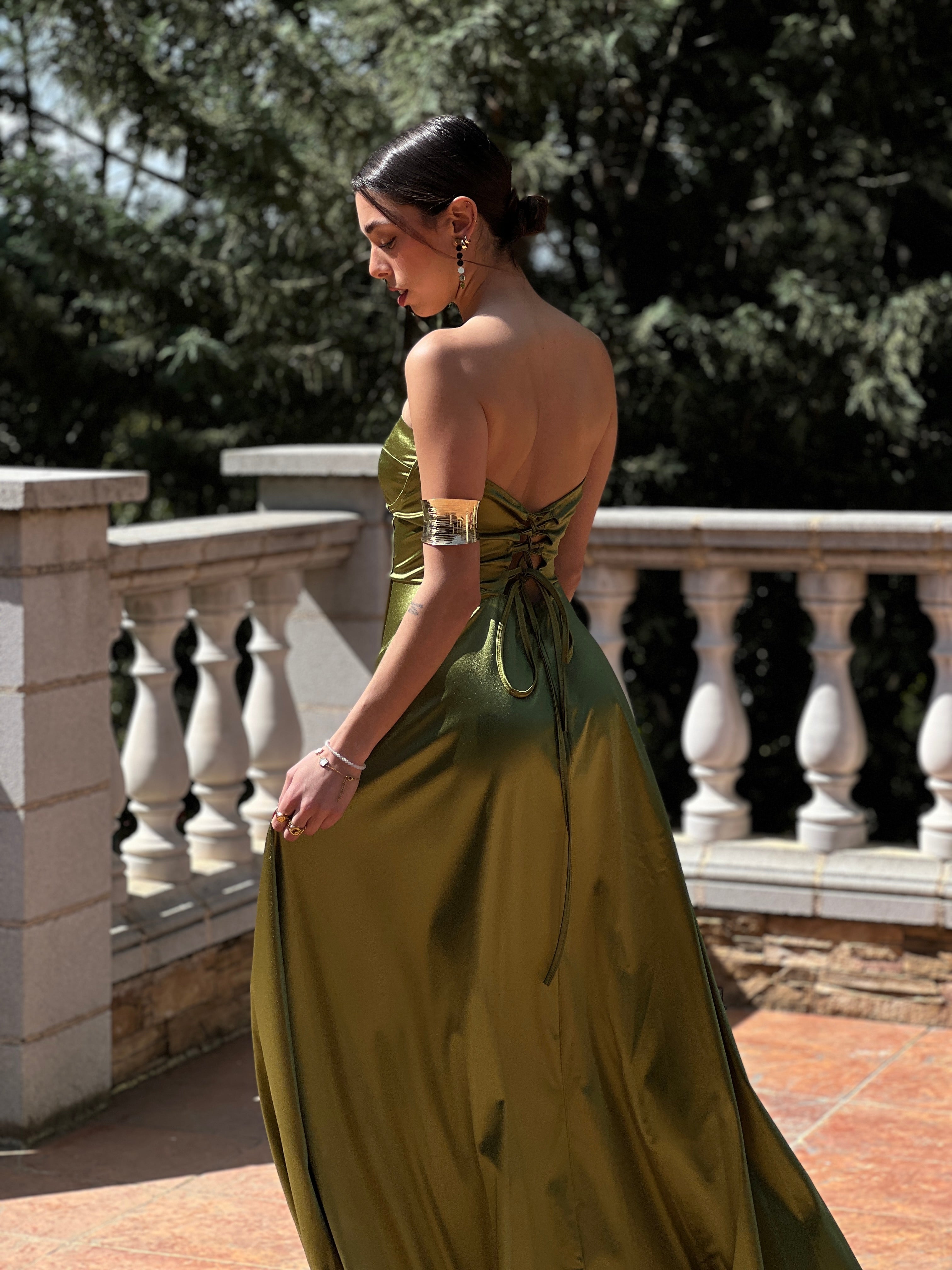 Vestido satinado Nelia - Zebra&Maduixa®