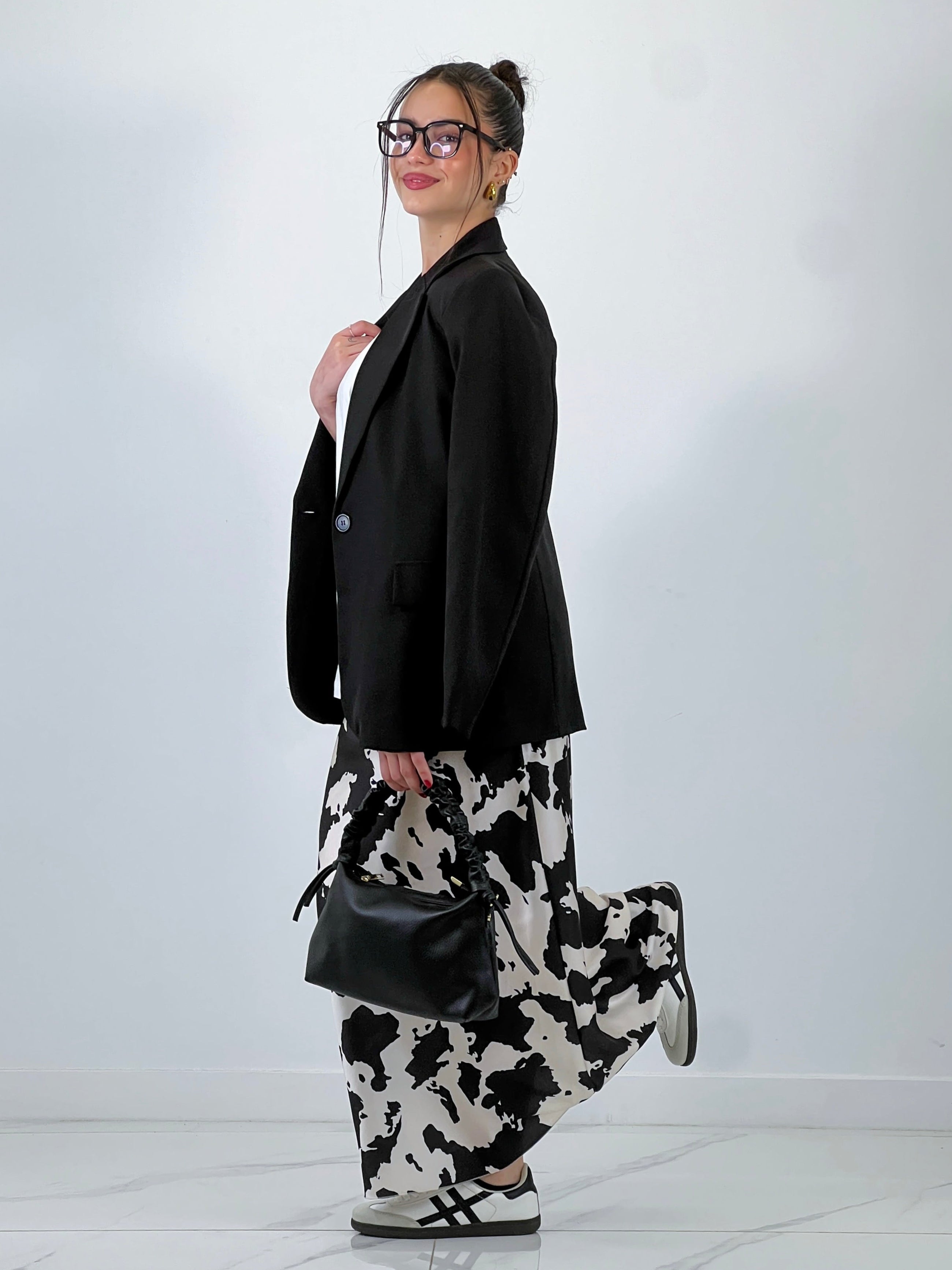 Falda raso estampado vaca - Zebra&Maduixa®