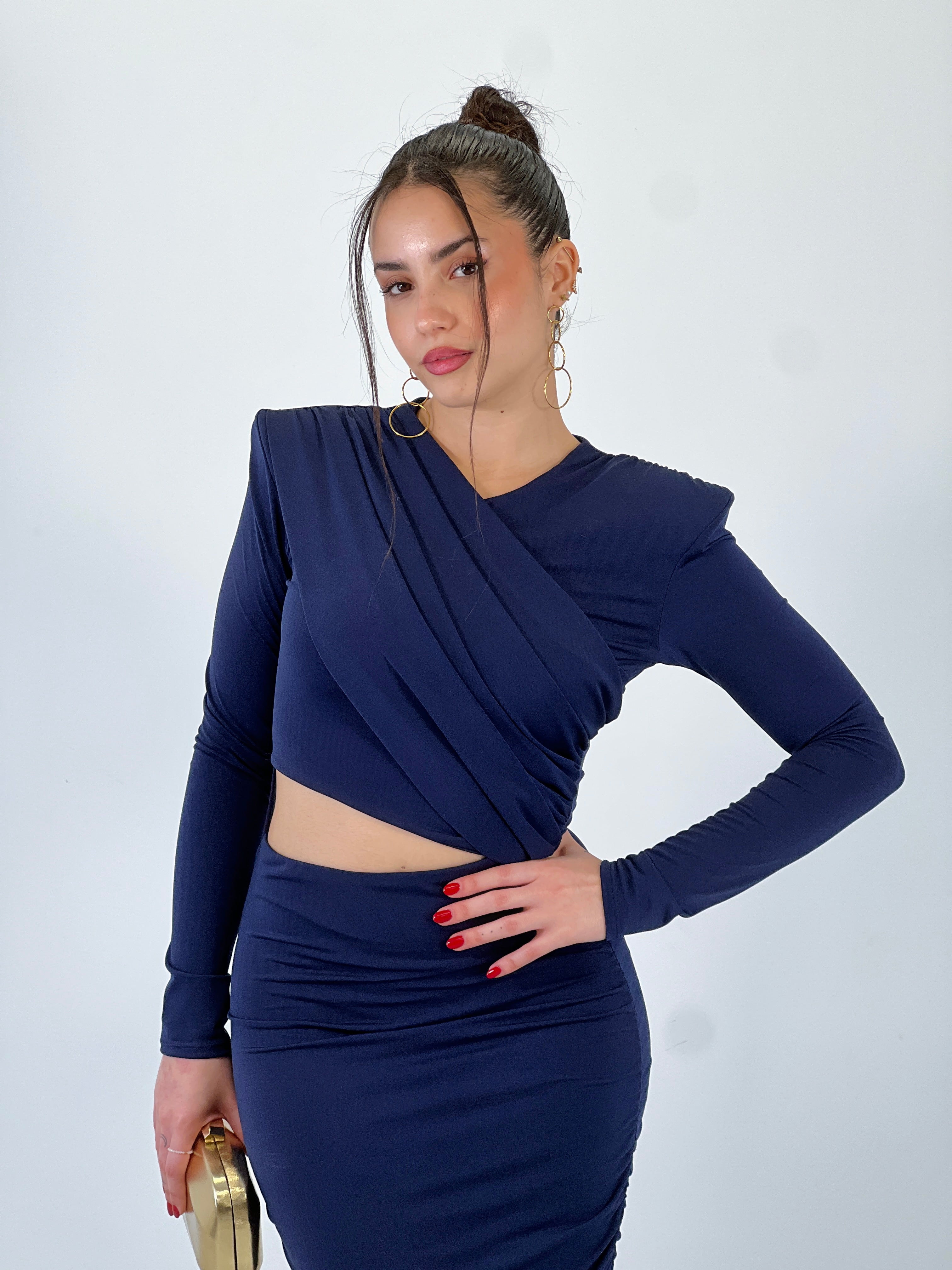 Vestido midi cruzado - Zebra&Maduixa®