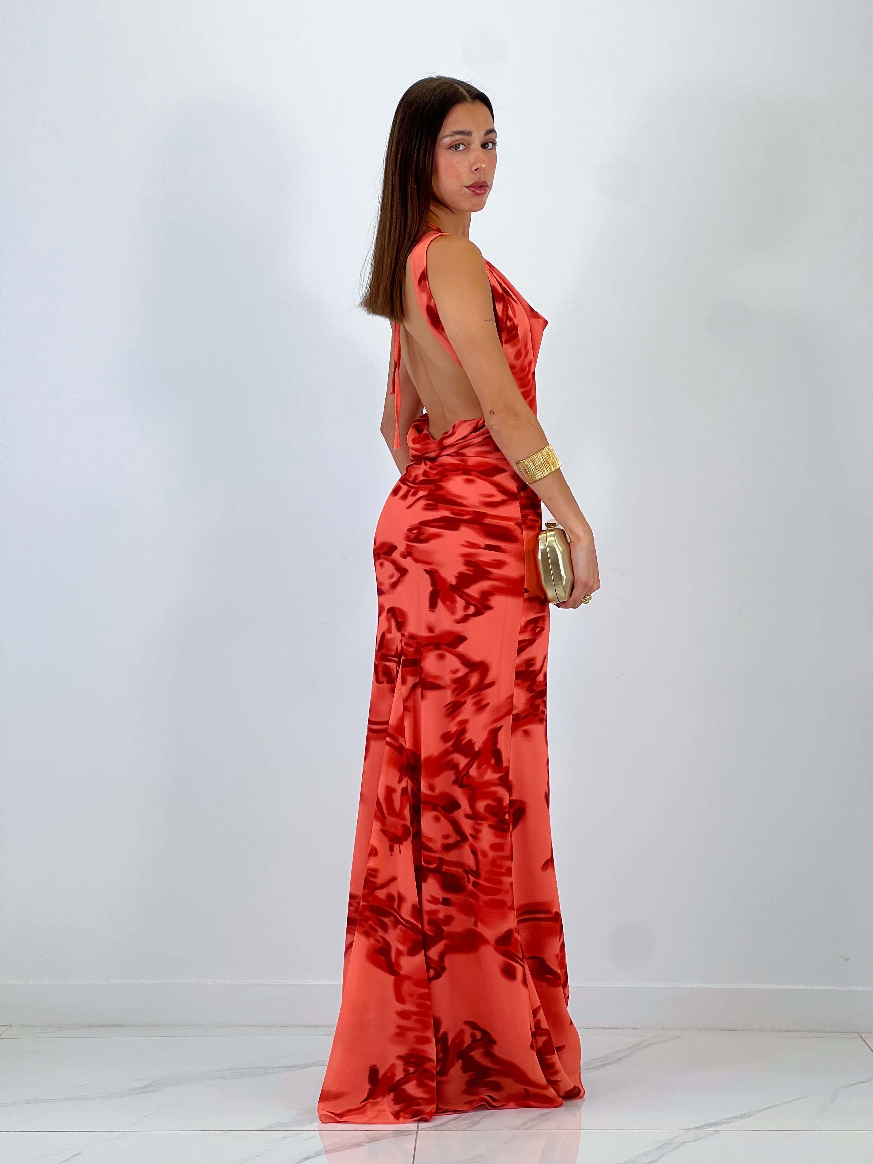 Vestido estampado drapeado Ona - Zebra&Maduixa®