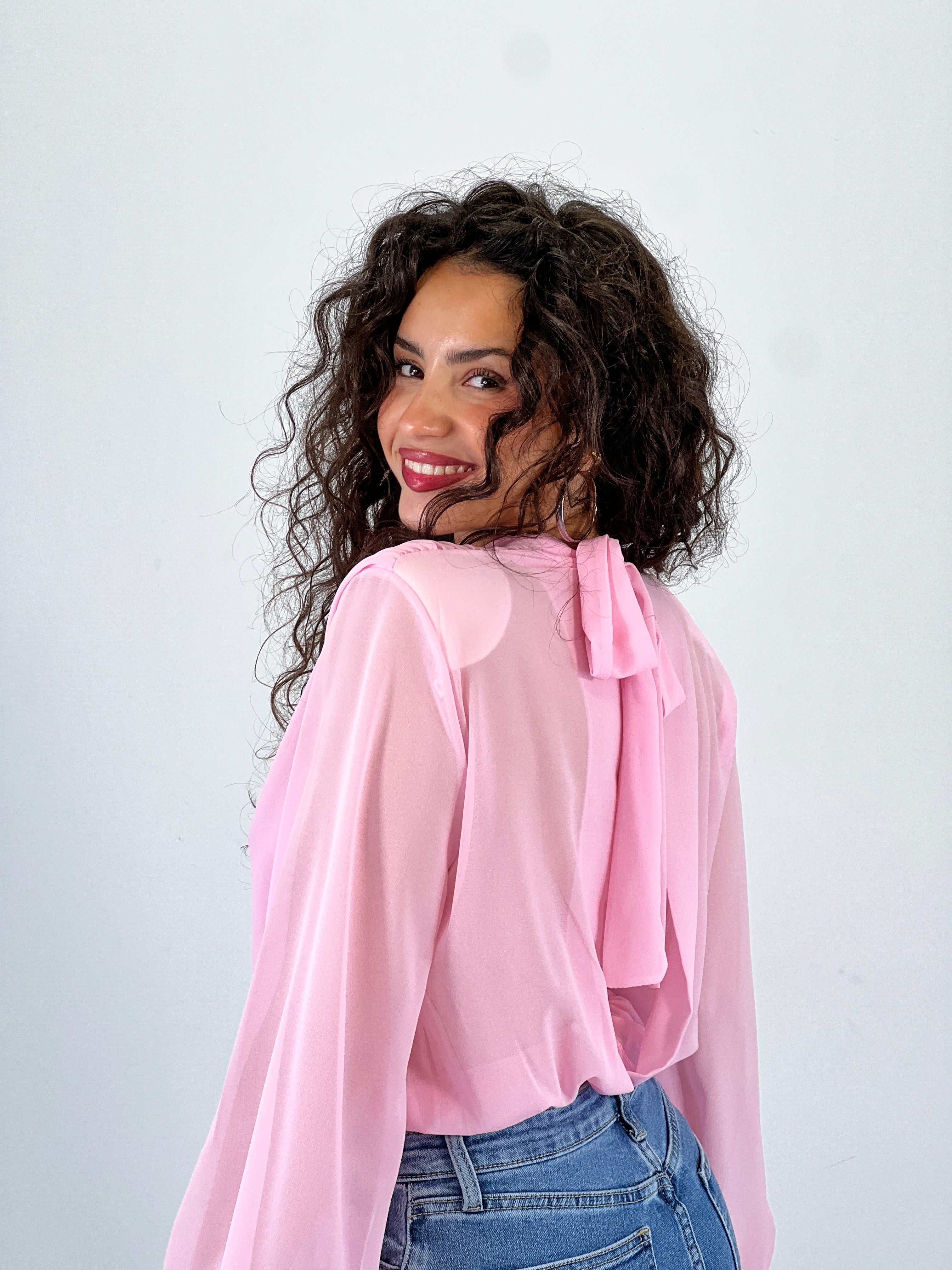 Body gasa escote chocker