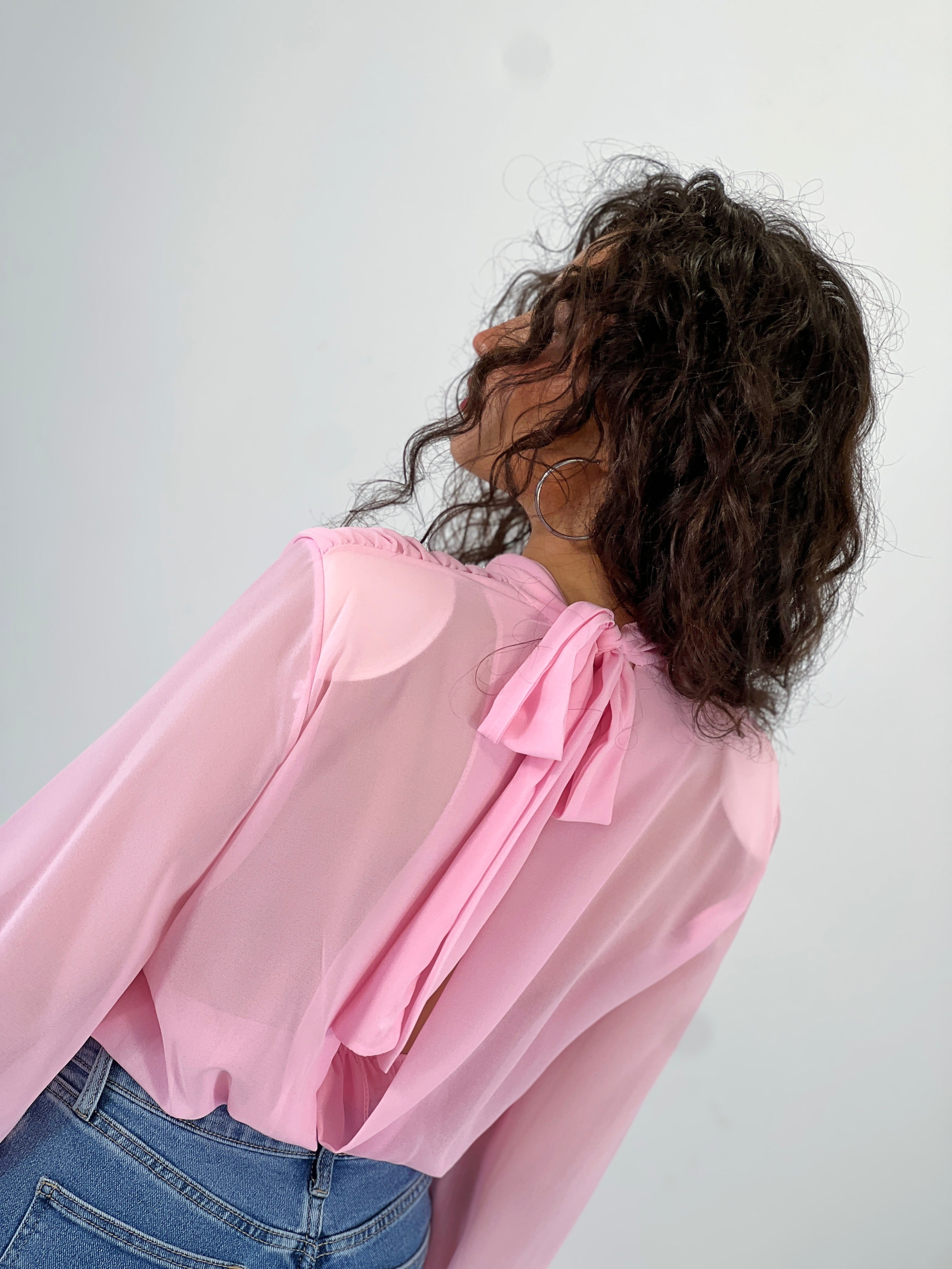 Body gasa escote chocker