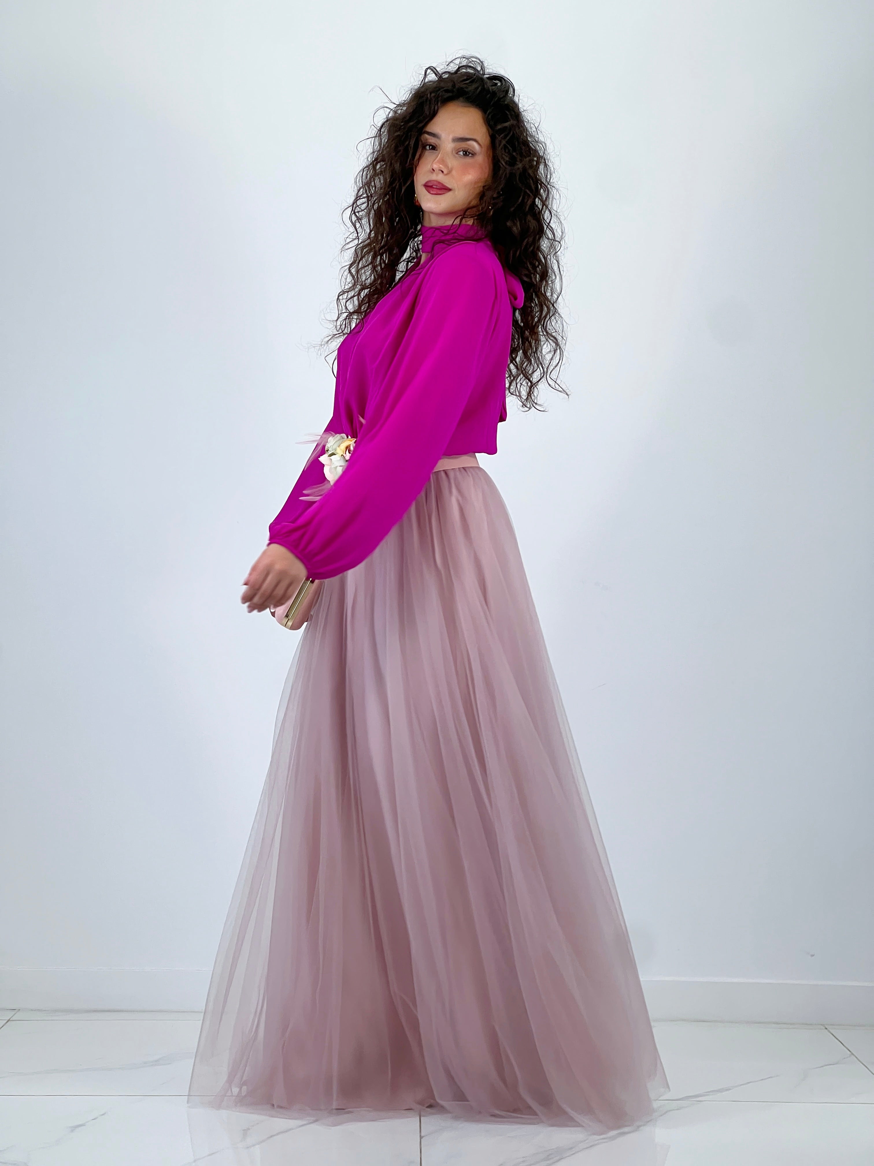 Body gasa escote chocker