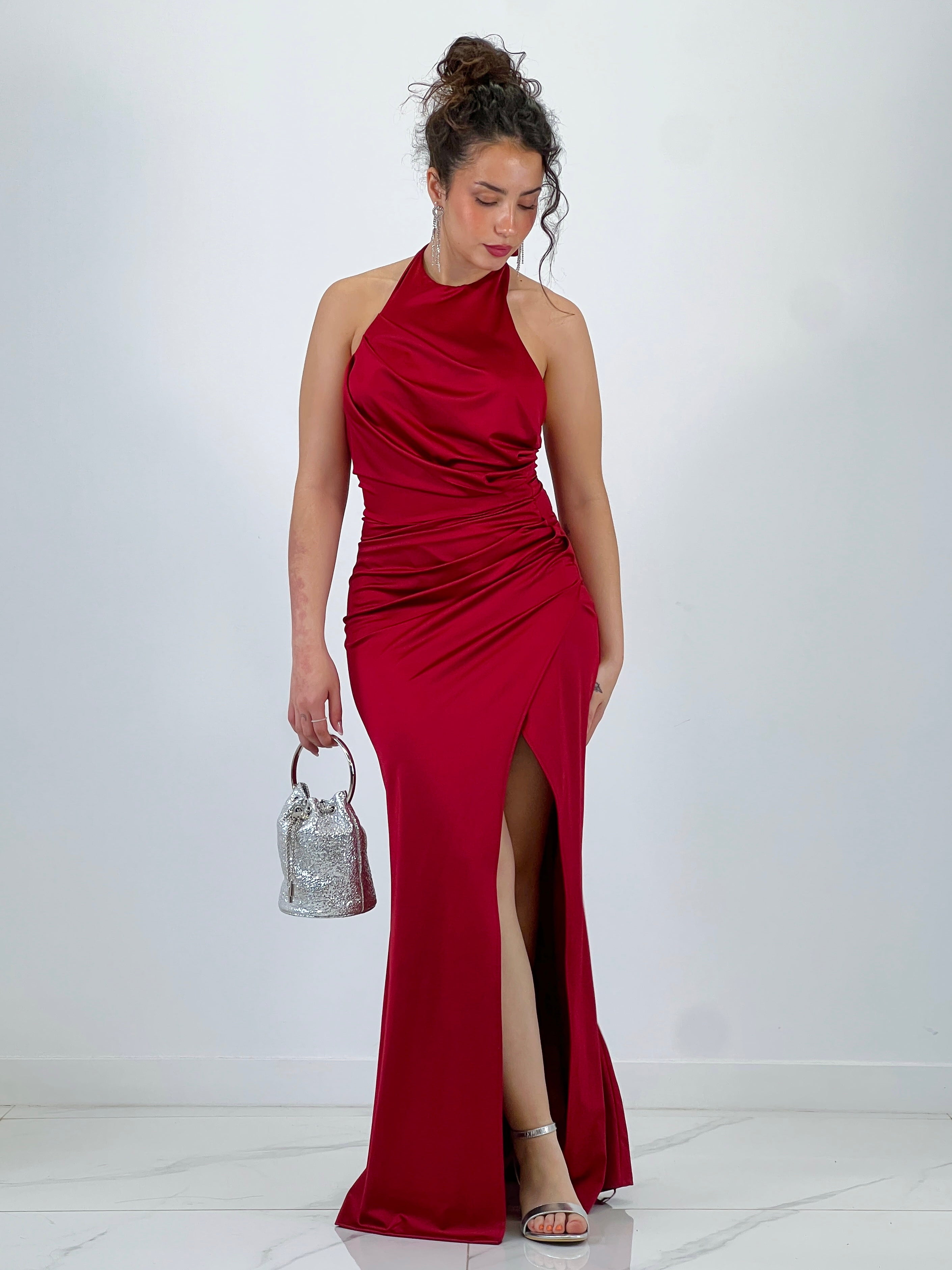 Vestido halter Rebeca - Zebra&Maduixa®