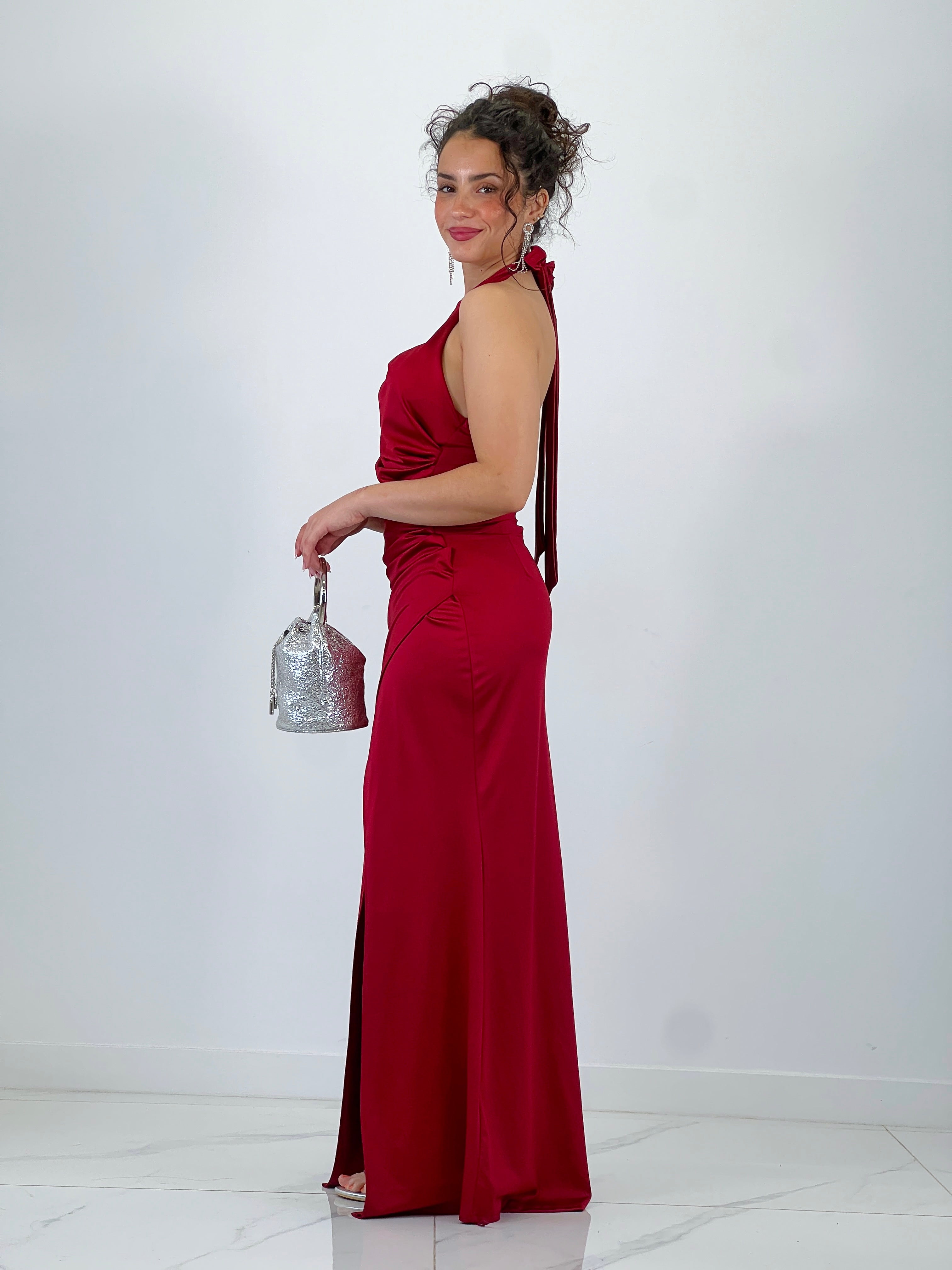 Vestido halter Rebeca - Zebra&Maduixa®