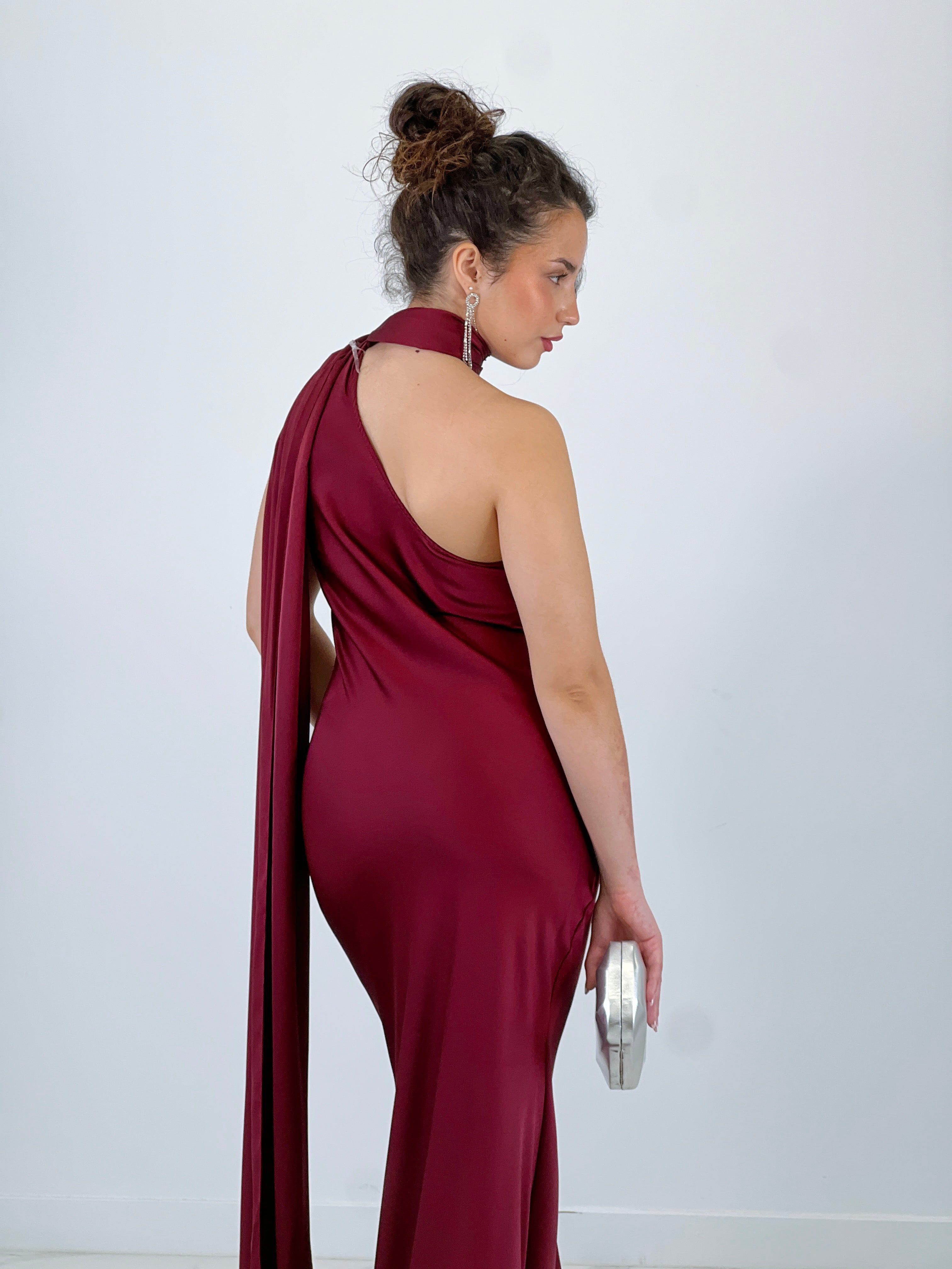 Vestido raso choker Priscila - Zebra&Maduixa®