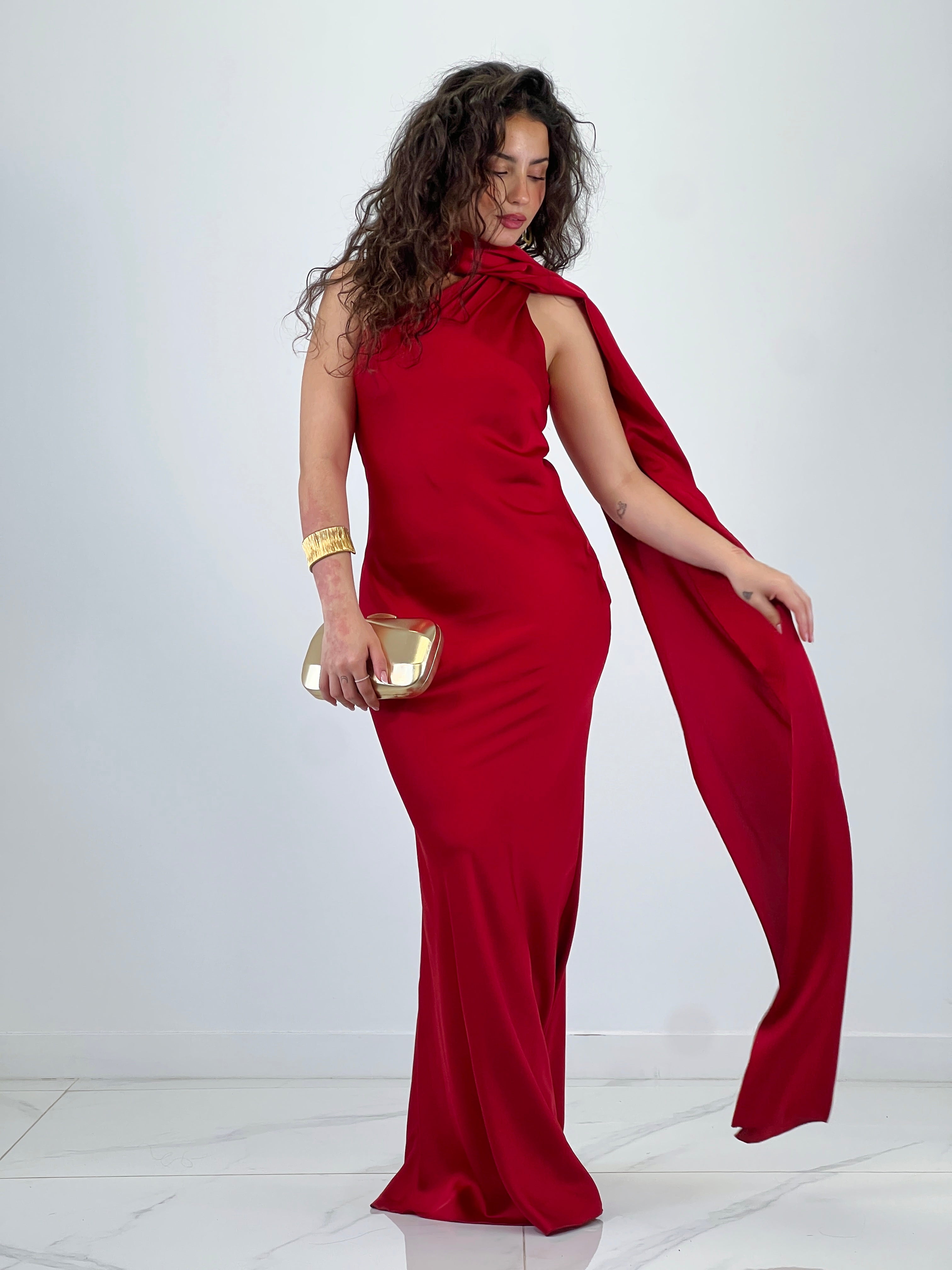 Vestido raso choker Priscila - Zebra&Maduixa®